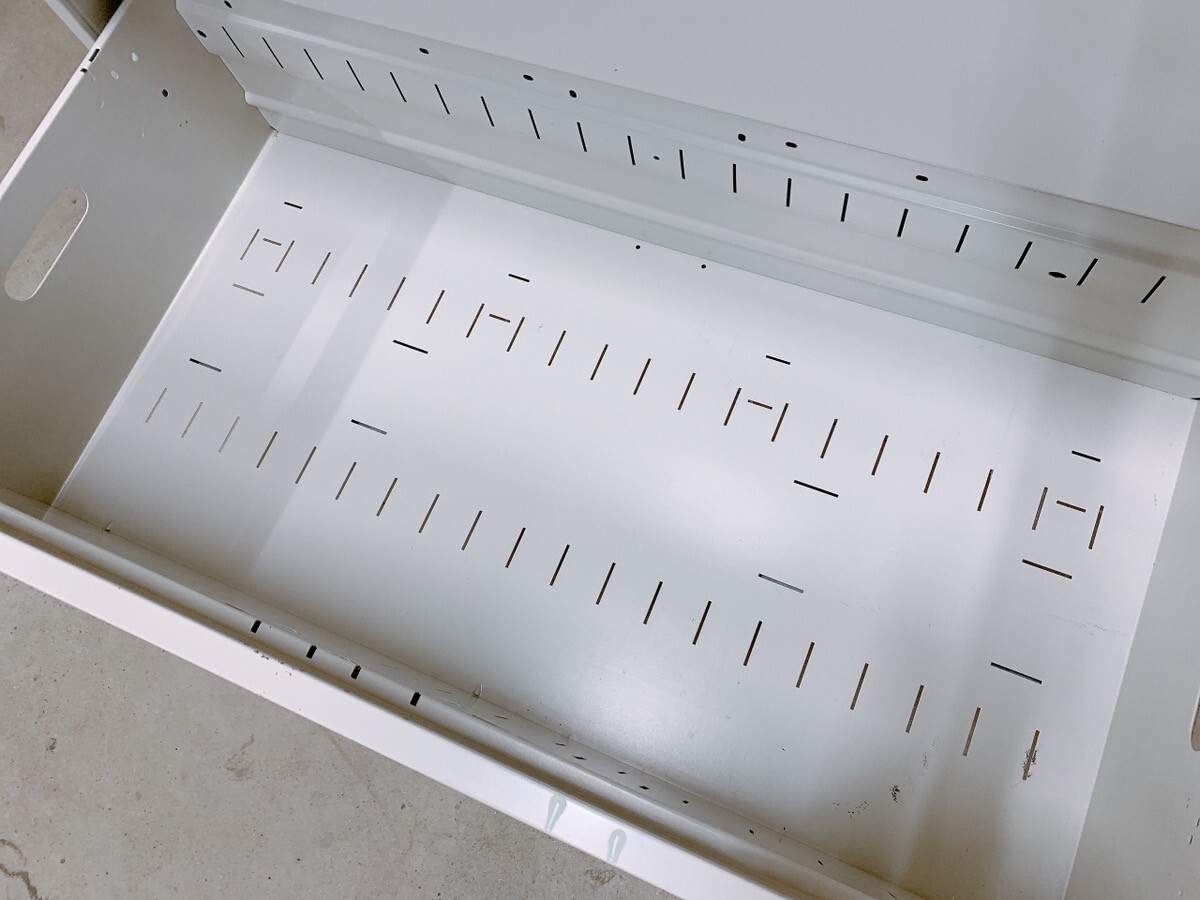 中古 okamura 2段ラテラル書庫 鍵欠品 W900×D450×H820mm ローキャビネット 収納 書庫 オフィス家具 引取歓迎 茨城県 1111か3 K 家_画像4