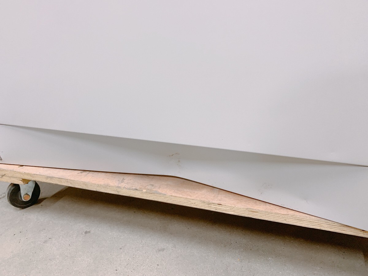 中古 okamura 2段ラテラル書庫 鍵欠品 W900×D450×H820mm ローキャビネット 収納 書庫 オフィス家具 引取歓迎 茨城県 1111か3 K 家_画像8