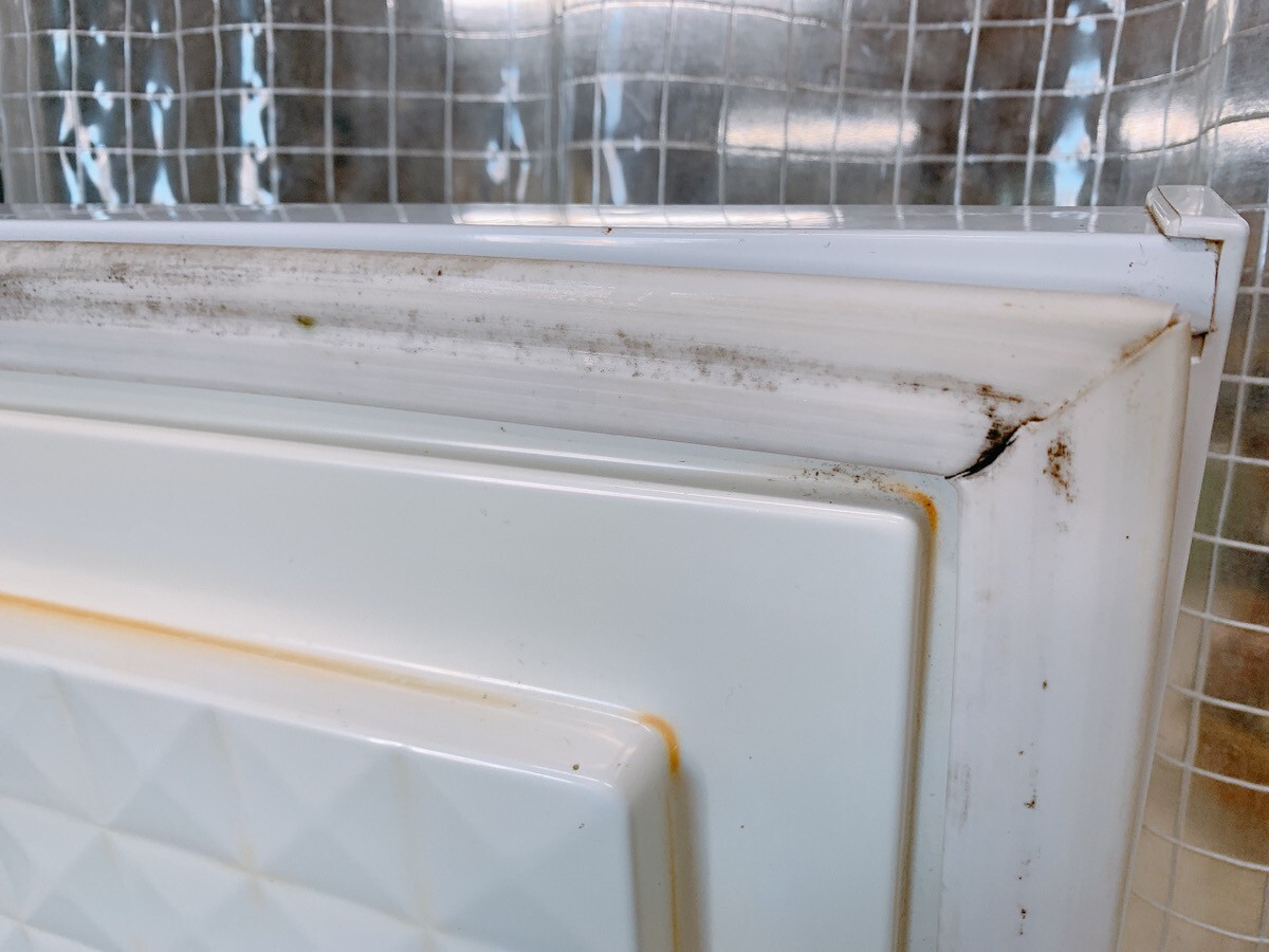  б/у электрический морозилка сверху открытие морозилка abite Lux 145L ACF-145R рефрижератор держатель Abitelax магазин бизнес самовывоз приветствуется Ibaraki 1117.1 H дом C