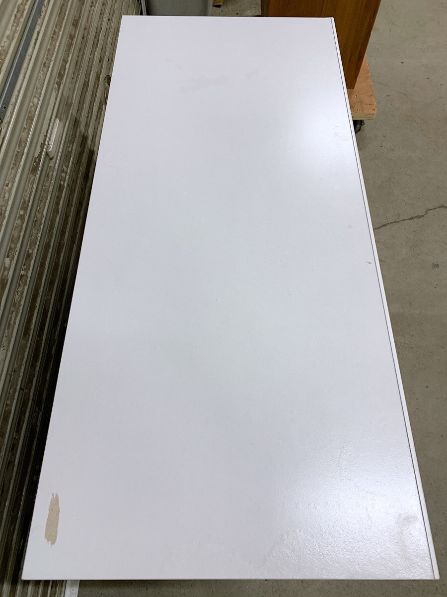 中古 通電OK キッチンカウンター ホワイト 幅900×奥行400×高さ890mm 食器棚 キッチン収納 収納棚 レンジ台 炊飯器台 茨城 1104こ3 M 家C_画像3