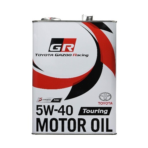 08880-13005【TOYOTA純正】GAZOO Racing GR MOTOR OIL Touring 5W-40 4L エステル配合高性能全合成油エンジンオイル_画像1
