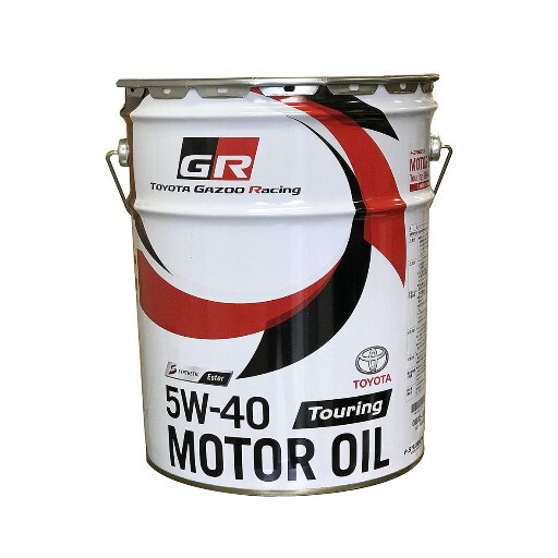 【取寄】08880-13003【TOYOTA純正】GAZOO Racing GR MOTOR OIL Touring 5W-40 20L エステル配合高性能全合成油エンジンオイル_画像1
