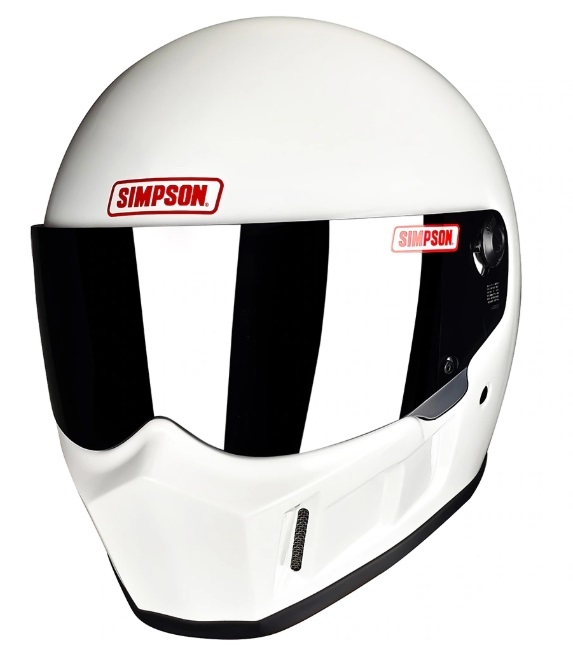 SB15 белый 60cm SIMPSON Simpson full-face шлем 