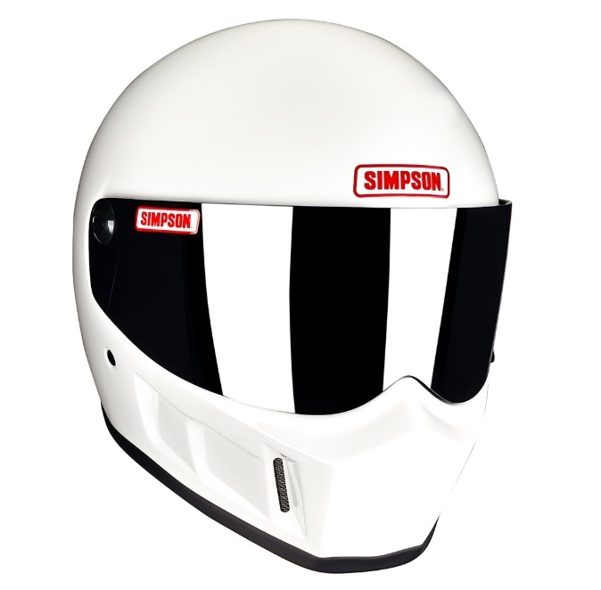 SB15 белый 60cm SIMPSON Simpson full-face шлем 