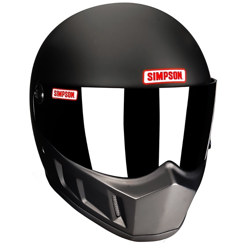 SB15 матовый черный 61cm SIMPSON Simpson full-face шлем