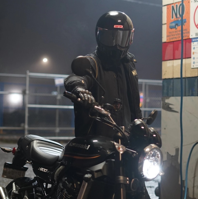 SB15 черный чёрный 58cm SIMPSON Simpson full-face шлем 