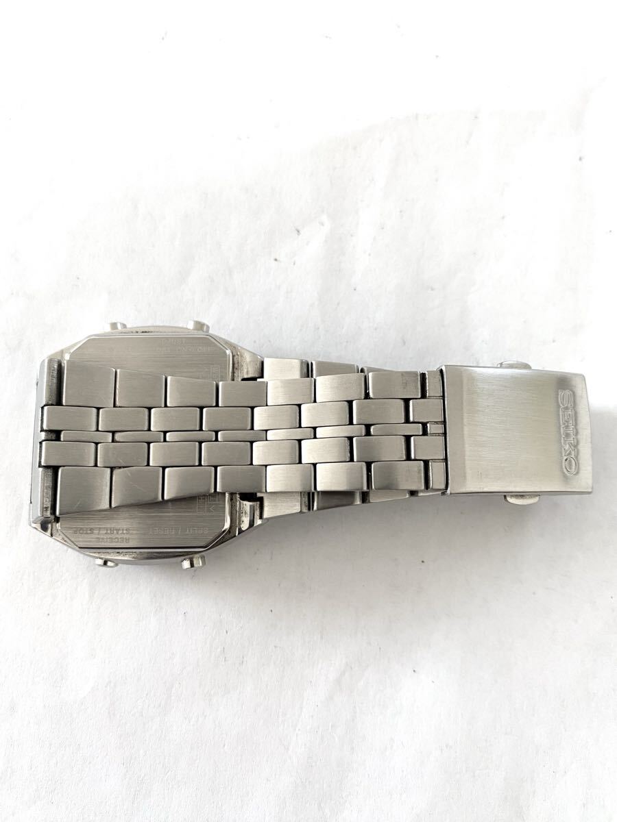 セイコー 電波ソーラー 稼働中古 デジタル S760 ワールドタイム_画像5