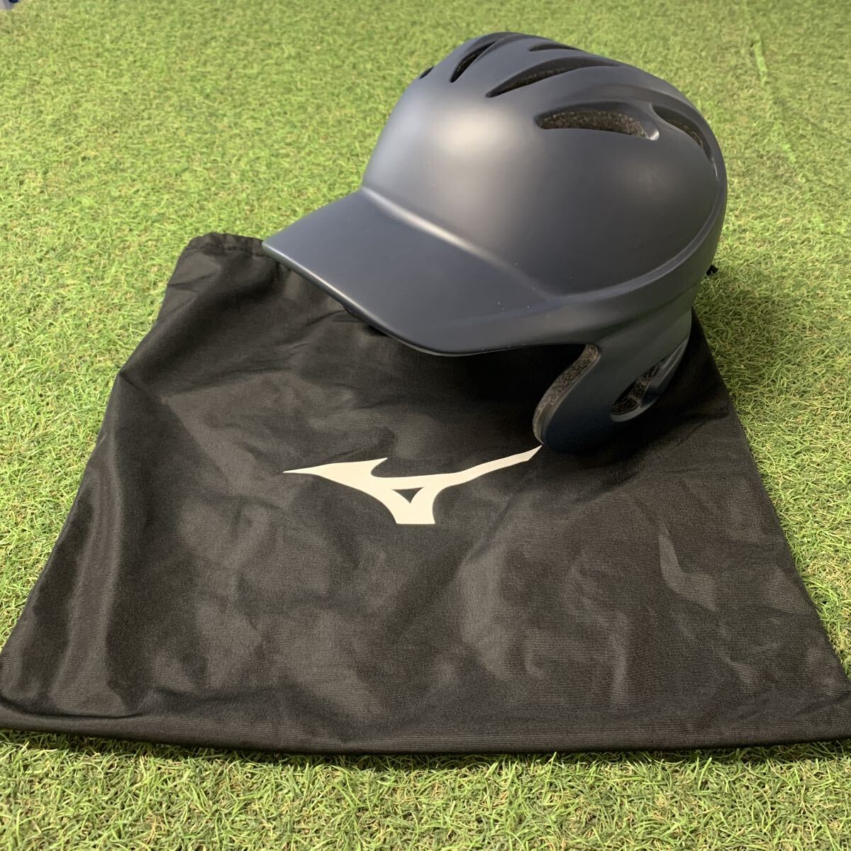 RK103-N50 MIZUNO ミズノ ヘルメット 1DJHH108 硬式野球 両耳付打者用 つや消しタイプ XOサイズ 野球 傷汚れ有り 未使用 展示品 ヘルメット_画像1