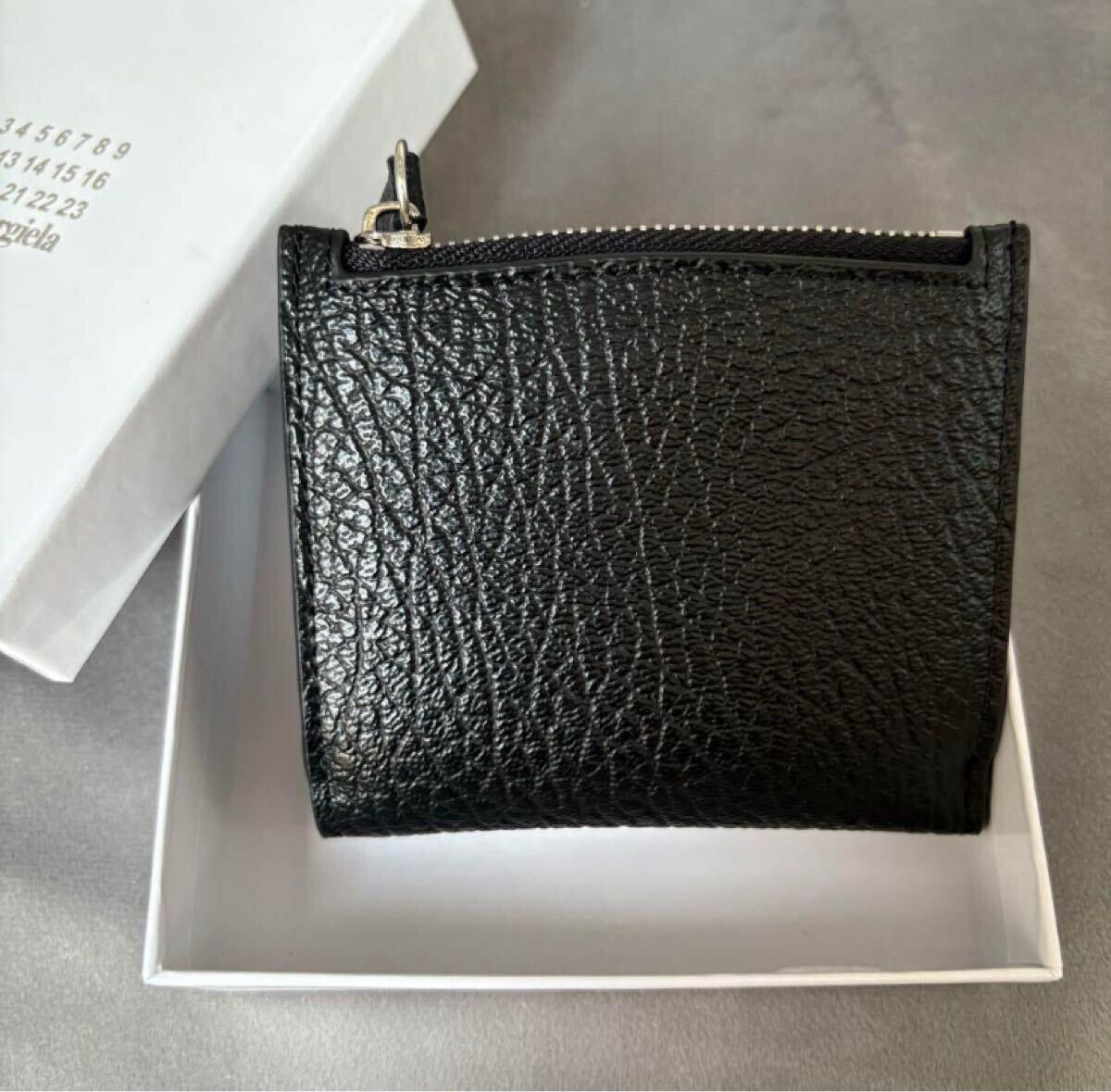 メゾンマルジェラ　二つ折り財布 ミニ財布itd 黒_画像2