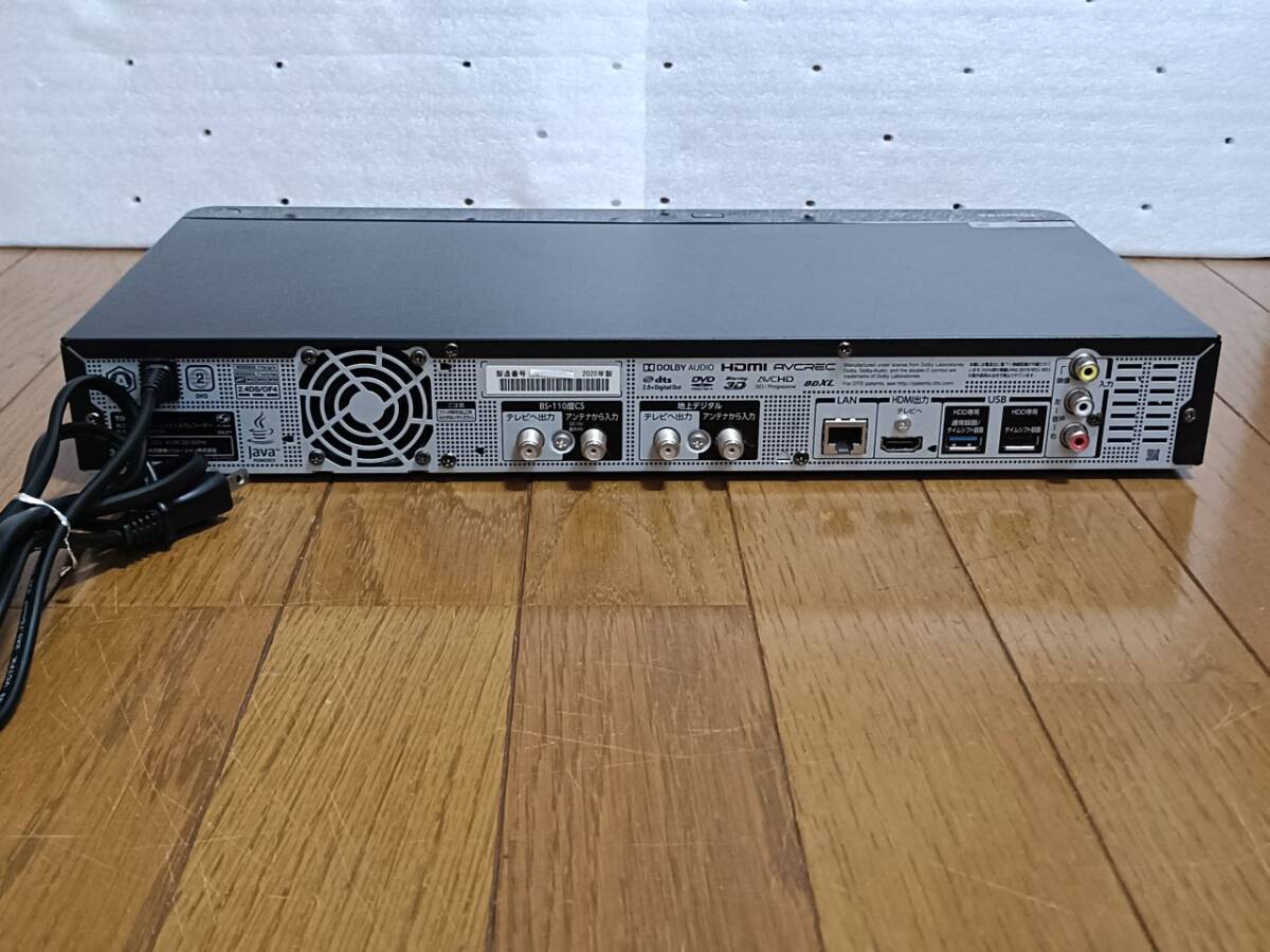 ◎完動美品◎ 東芝 REGZA DBR-M4008 4TB 7チューナー タイムシフトマシン BDレコーダー 新品リモコン B-CASカード 取説あり_画像4