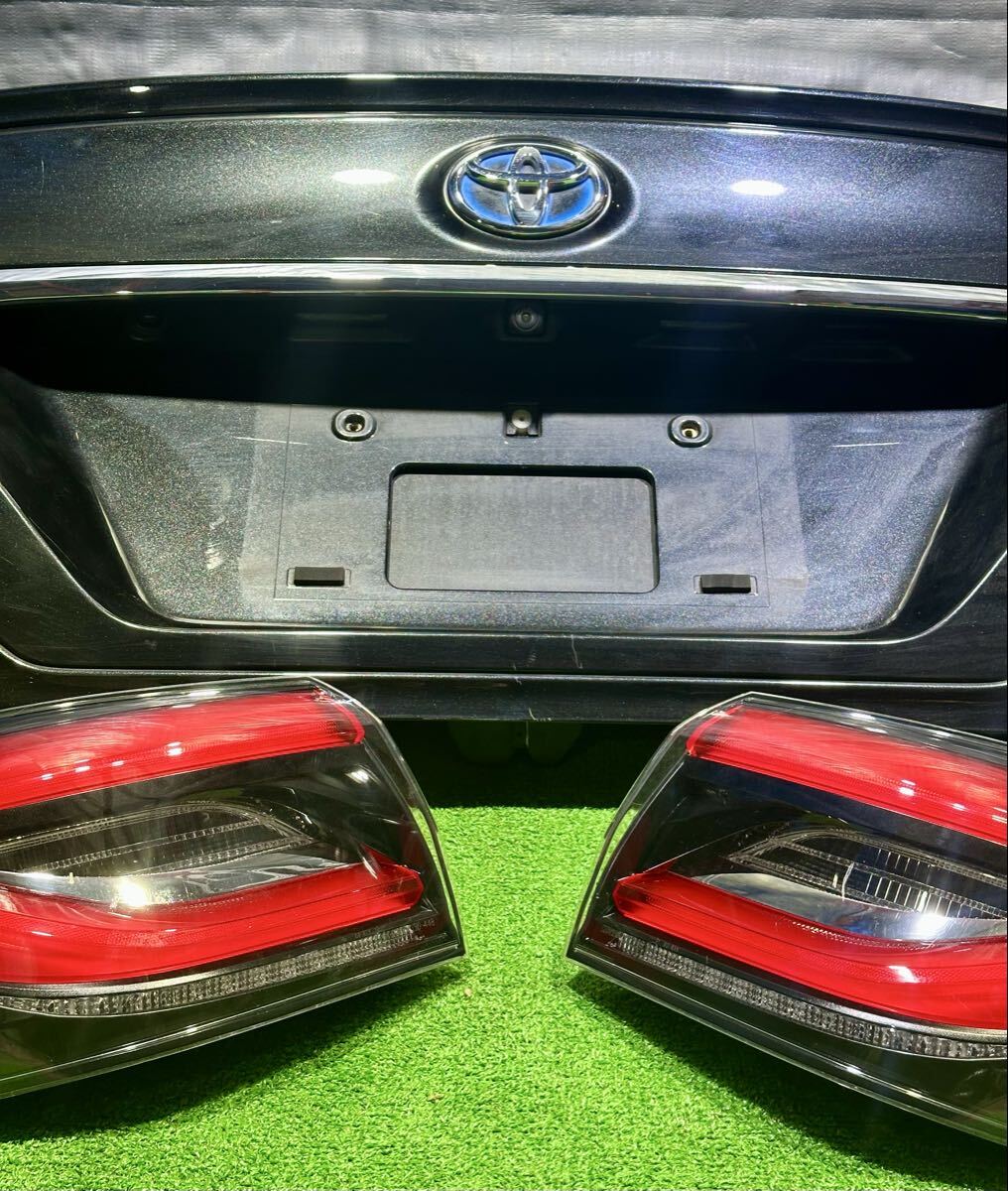 トヨタ クラウン RS 220系 純正 ハイブリッドリアトランク テールランプテールライト左右セット付き カラーコード219 ARS220 AZSH20 AZSH21_画像4