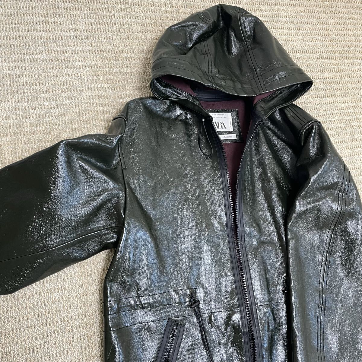 【未使用】ZARA LIMITED EDITION 2021 ラッカードパーカ_画像3