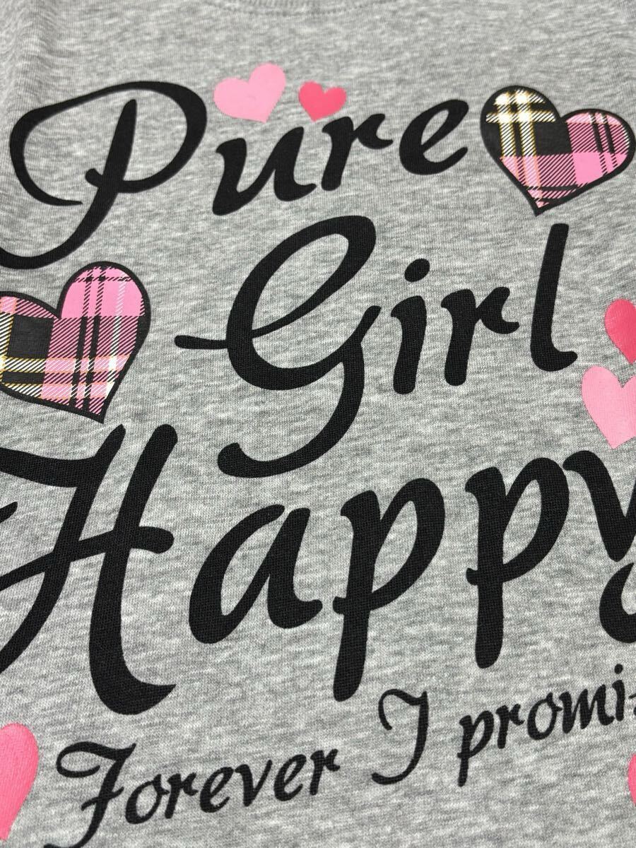 トレーナー　グレー　裾フリル　130㎝　中古　汚れなし_画像3