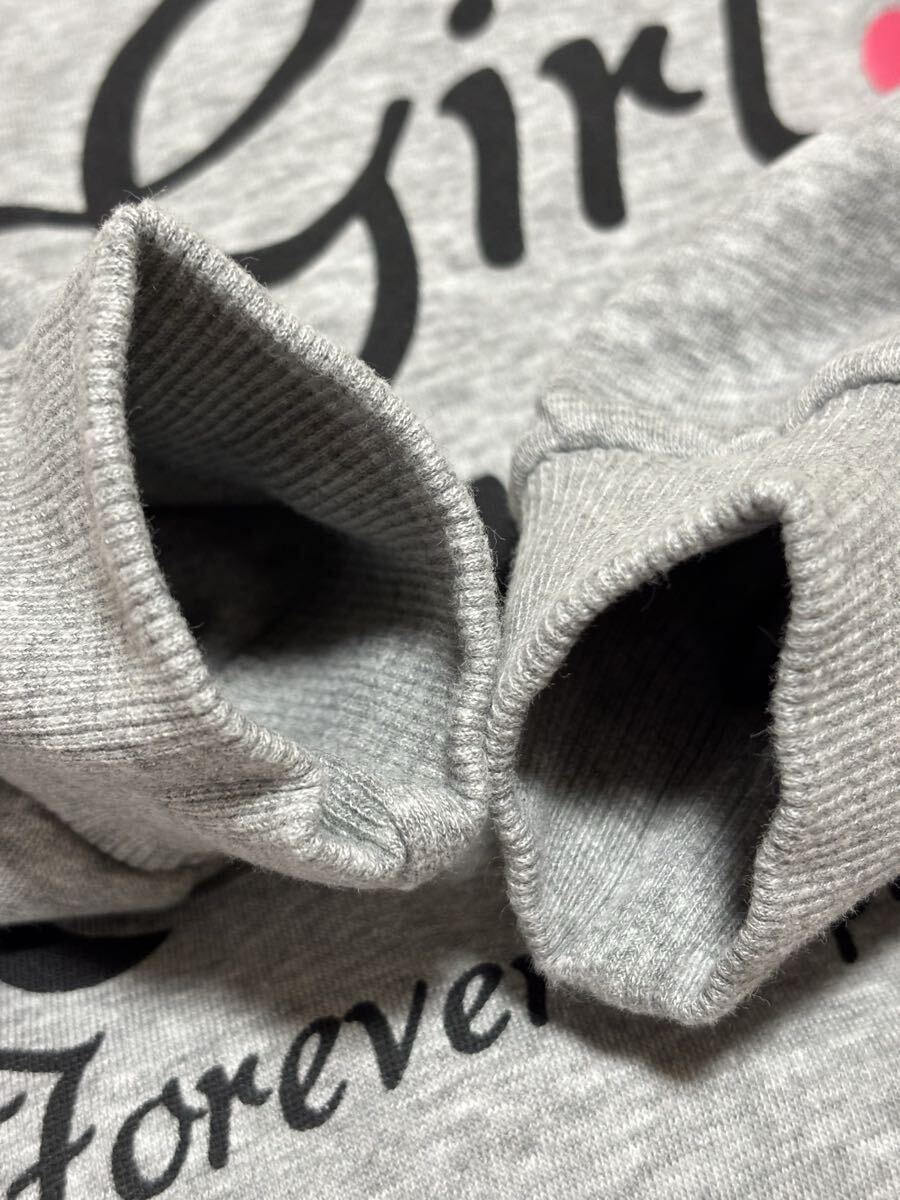トレーナー　グレー　裾フリル　130㎝　中古　汚れなし_画像6