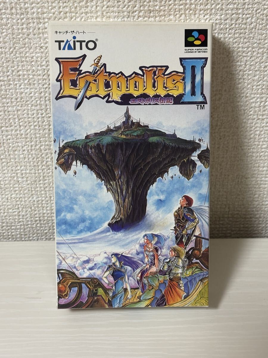 ☆ SFC ☆ エストポリス伝記2 ☆ エストポリス伝記Ⅱ ☆ スーパーファミコン ☆ 箱 説明書 ☆ スーファミ_画像1