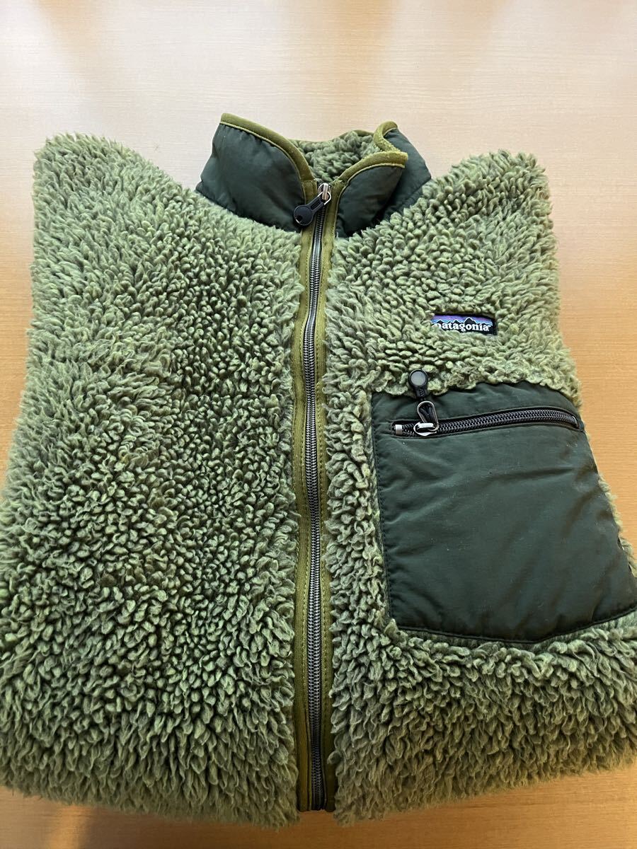 2004年 made in mexico patagonia classic retro cardigan Msize Cactus Green パタゴニア_画像8