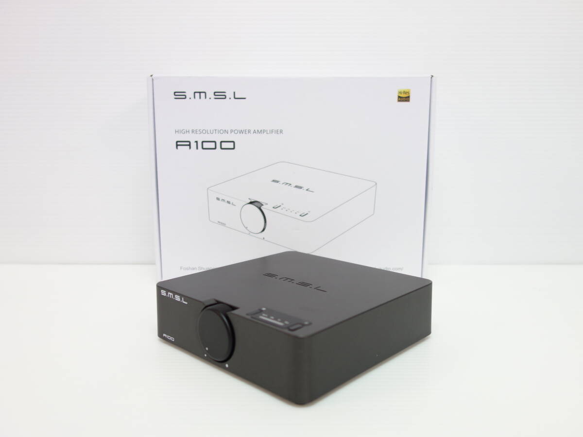 S.M.S.L 小型パワーアンプ A100 Bluetooth5.0 元箱付き 800305112503_画像1
