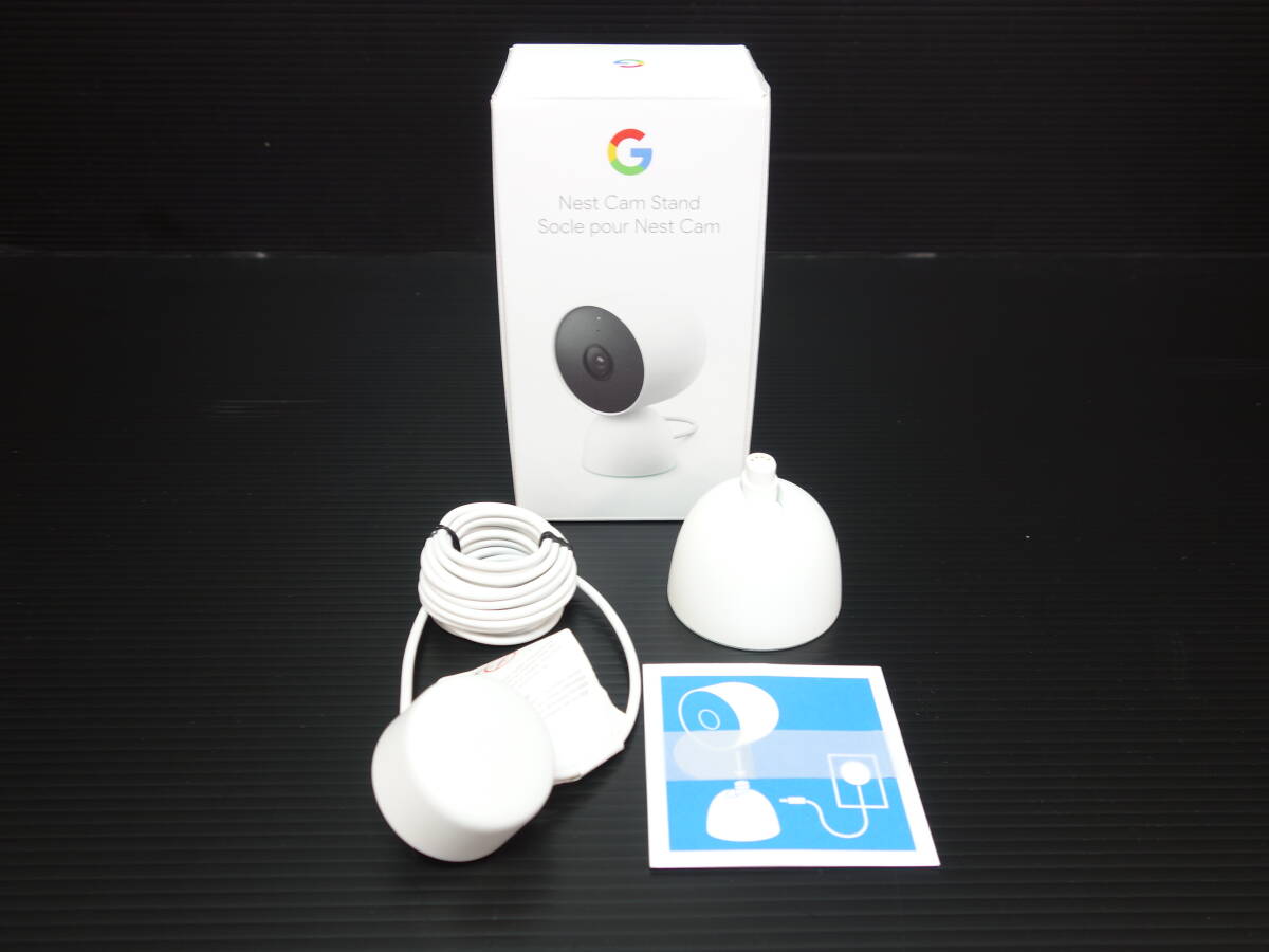 Google 監視カメラ Google Nest Cam + 屋内用アダプター ジャンク 800105062401_画像5