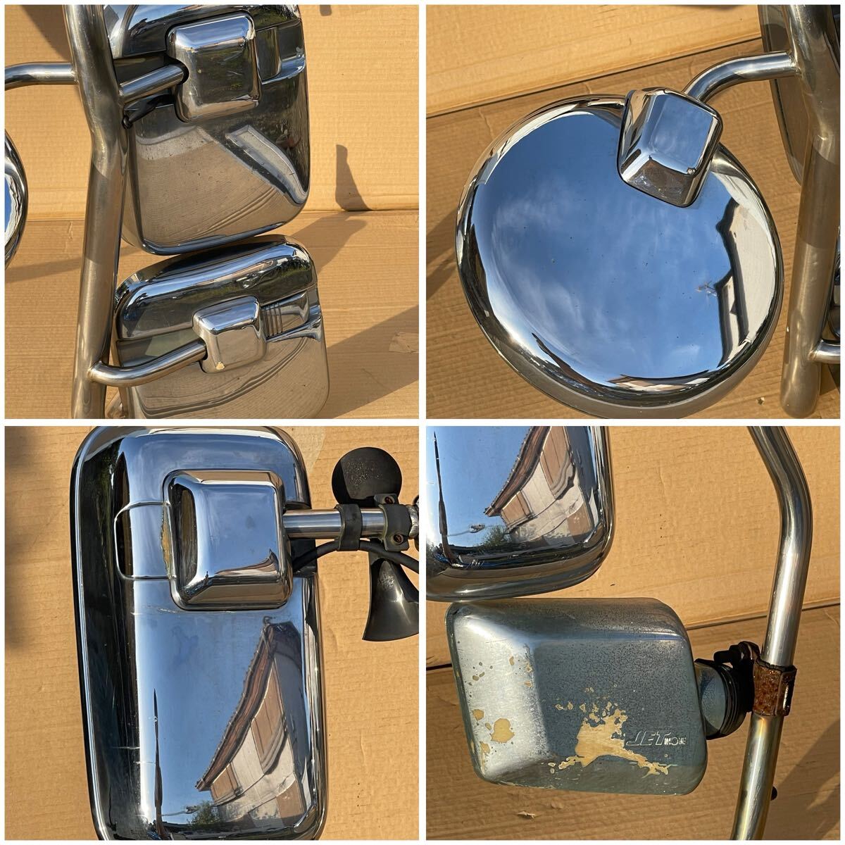 J169 оригинальный Nissan UDk on to Lux futoshi хромированные зеркала металлизированный крепление, опора металлизированный зеркало заднего вида металлизированный зеркало заднего вида левый и правый в комплекте 