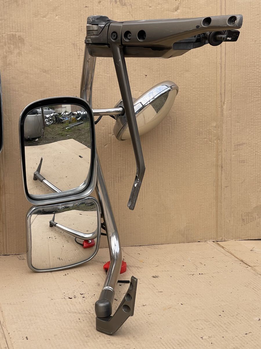 209 純正 日産 UD クオン トラックス 太 メッキミラー メッキステー メッキサイドミラー メッキ サイドミラー 左右セット　_画像6