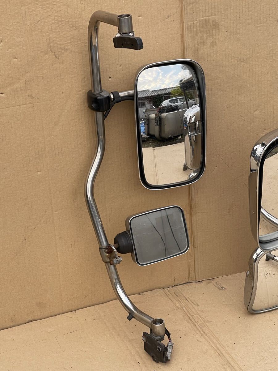 209 純正 日産 UD クオン トラックス 太 メッキミラー メッキステー メッキサイドミラー メッキ サイドミラー 左右セット　_画像7