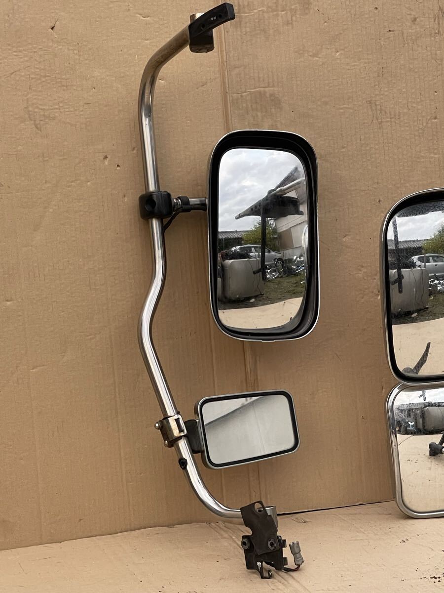 210 純正 日産 UD クオン トラックス 太 メッキミラー メッキステー メッキサイドミラー メッキ サイドミラー 左右セット　_画像7