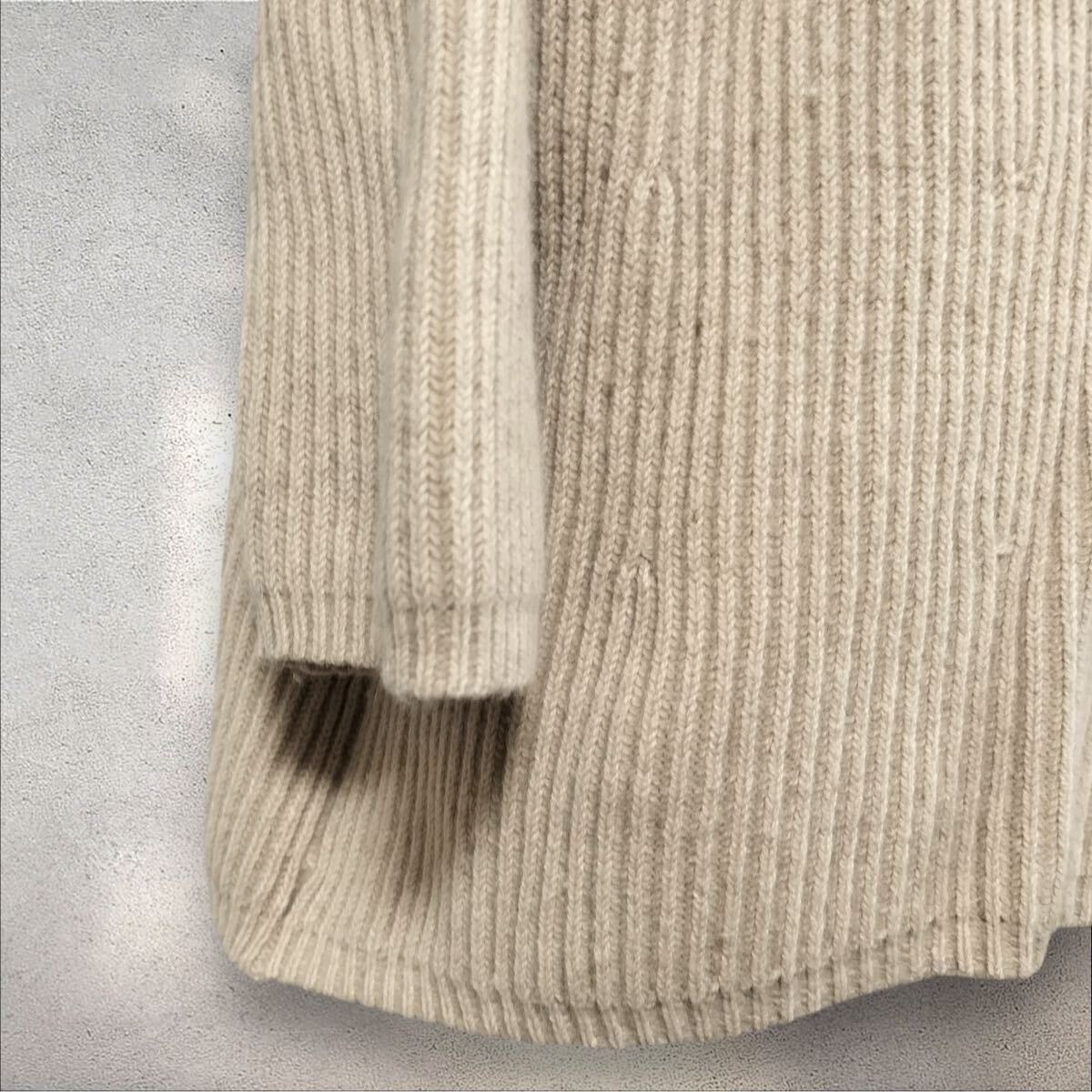 スナイデル　セーター　F　ライトグレージュ　長袖　羊毛混 SNIDEL ニット フリーサイズ_画像7