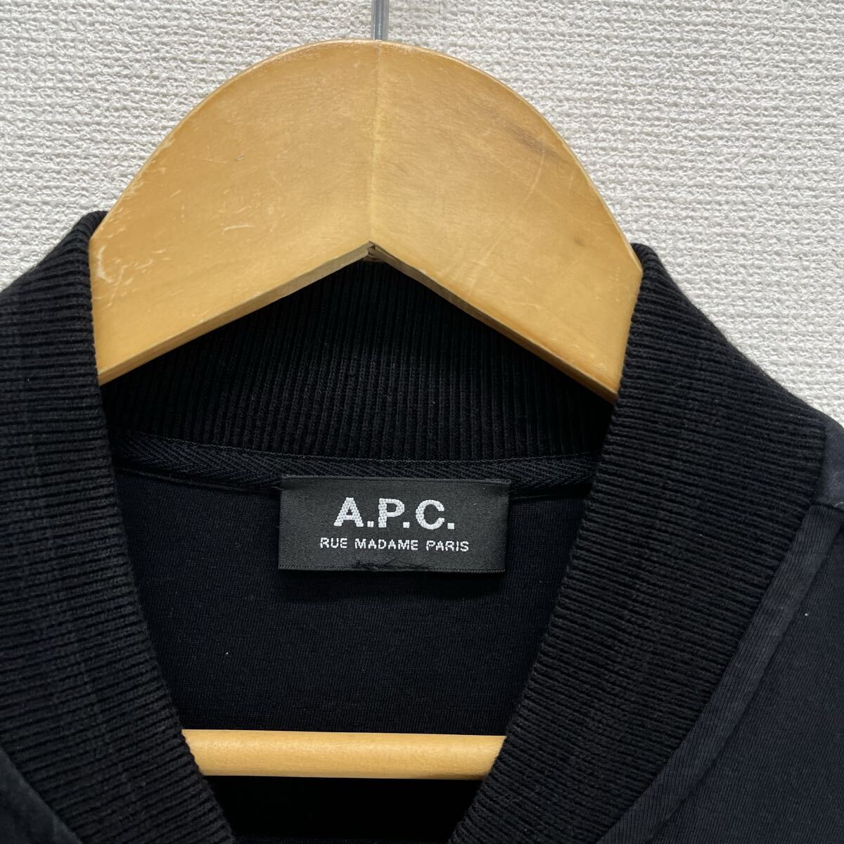 A.P.C. アーペーセー スウェット ブルゾン ジャケット 無地 10130204_画像7