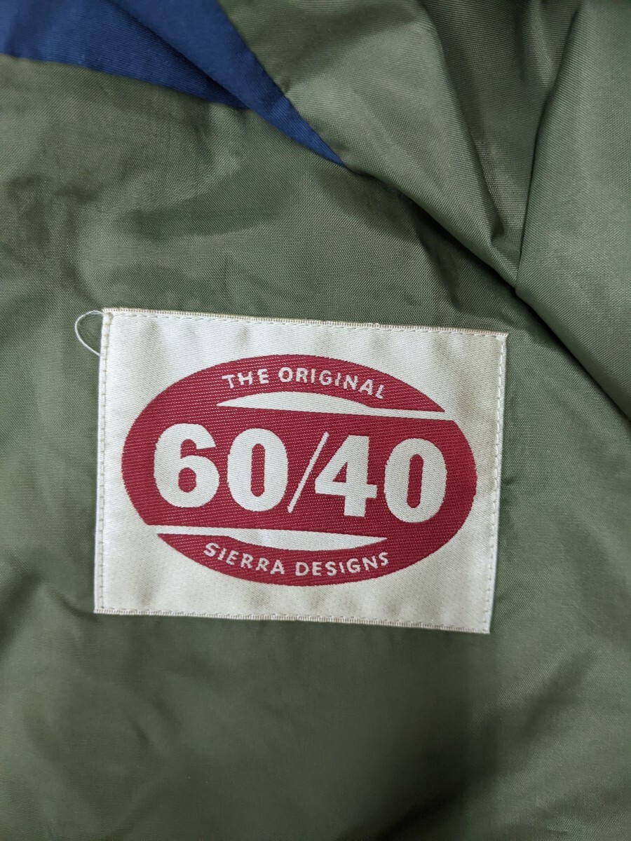11．SIERRA DESIGNS ロクヨンクロス 60/40 マウンテン パーカー フーデッド ジャケット ジャンパー コットンナイロン メンズM ベージュy901_画像4