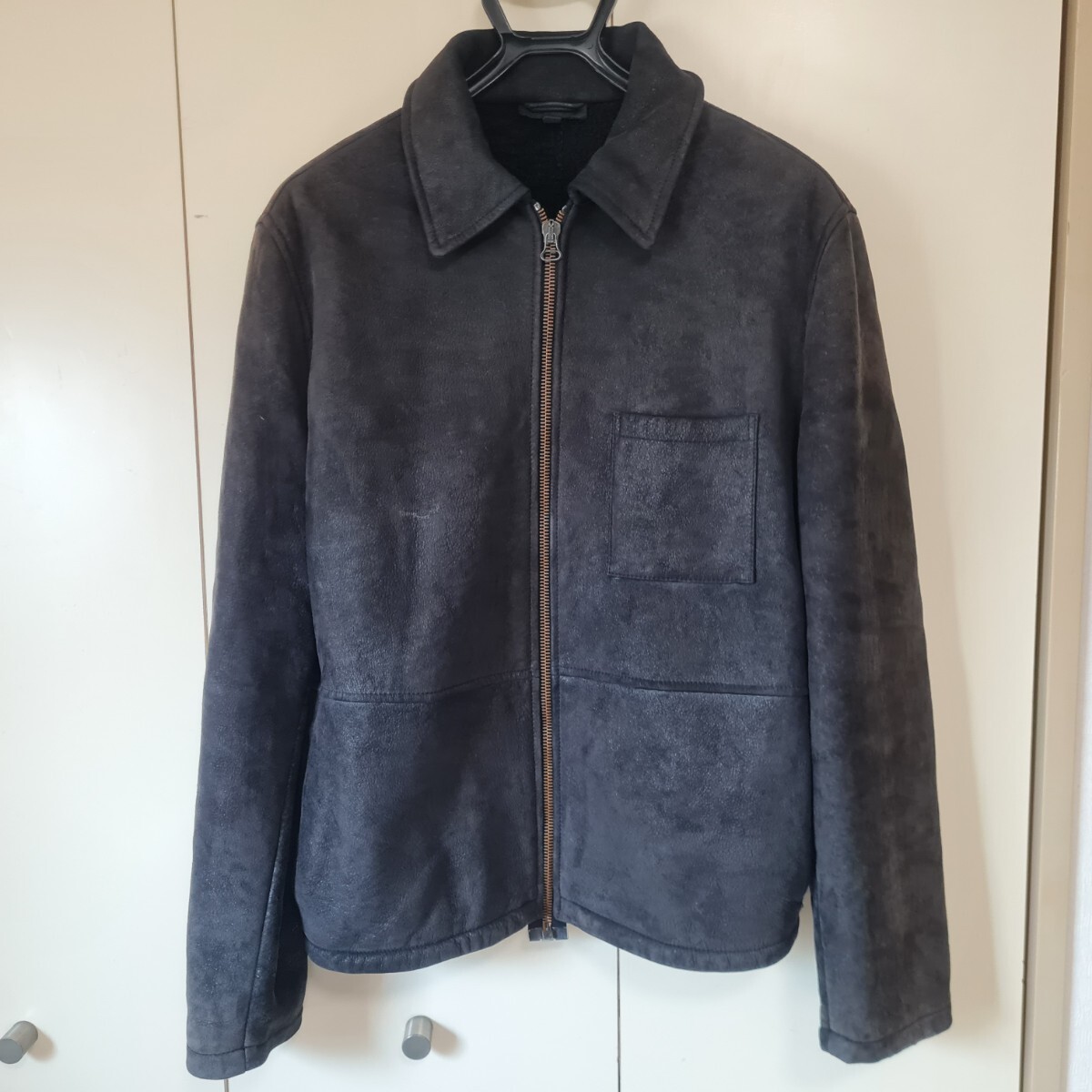 超希少 Helmut Lang 本人期 ムートンジャケット スエード Helmut Lang vintage_画像1