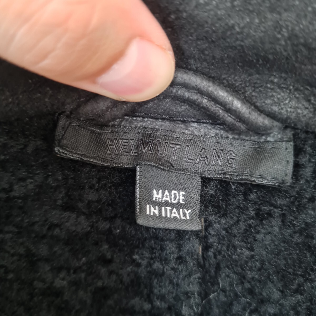 超希少 Helmut Lang 本人期 ムートンジャケット スエード Helmut Lang vintage_画像2