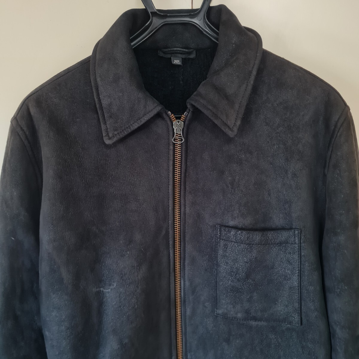 超希少 Helmut Lang 本人期 ムートンジャケット スエード Helmut Lang vintage_画像3