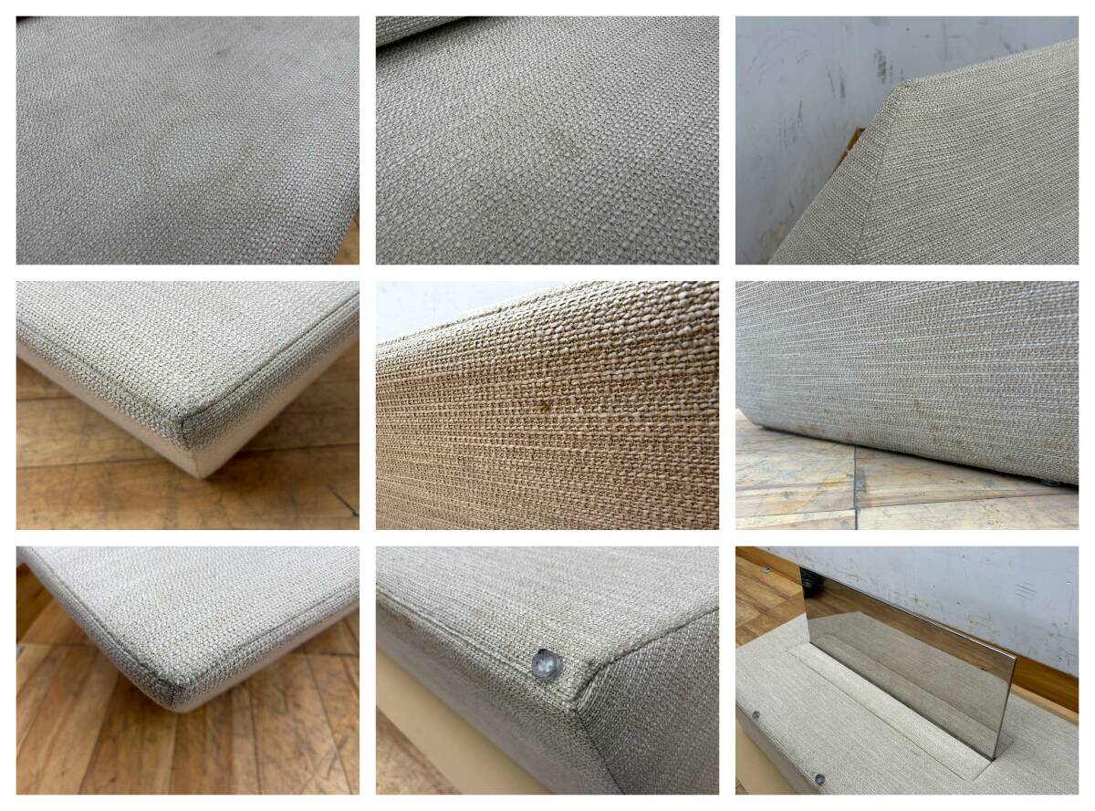 R7801☆美品☆TIME&STYLE☆タイム&スタイル☆隈研吾☆KA☆ファブリック☆2人掛けソファ☆2P_画像10