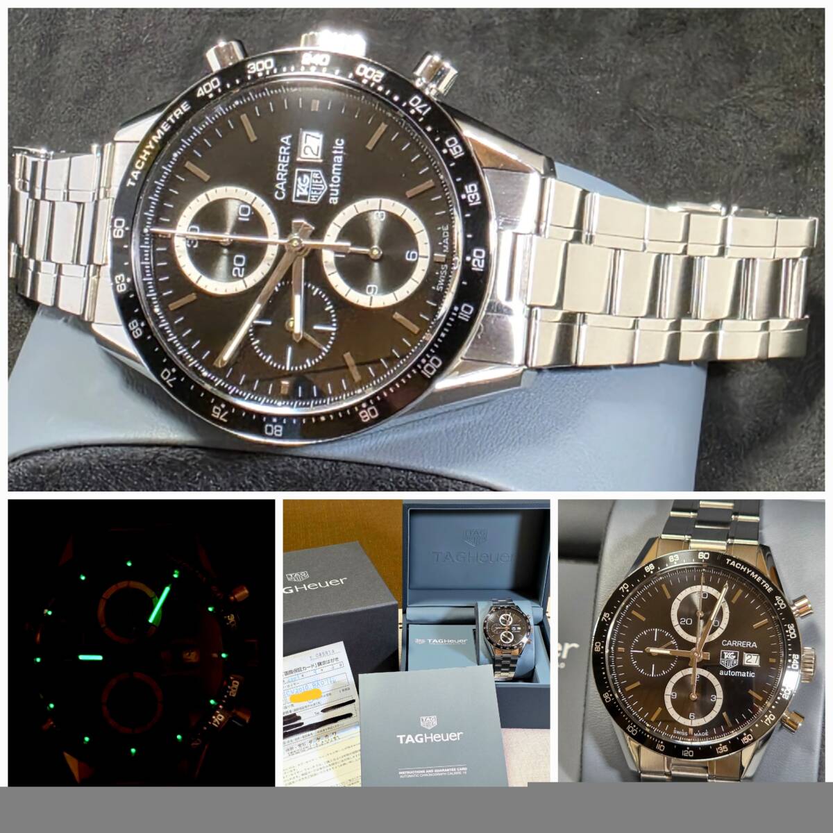 ★超美品★TAG HEUER CARRERA★シースルーバック★CV2010-0★CHRONOGRAPH★CALIBRE 16★オーバーホール・磨き済★タグホイヤー カレラ_画像1
