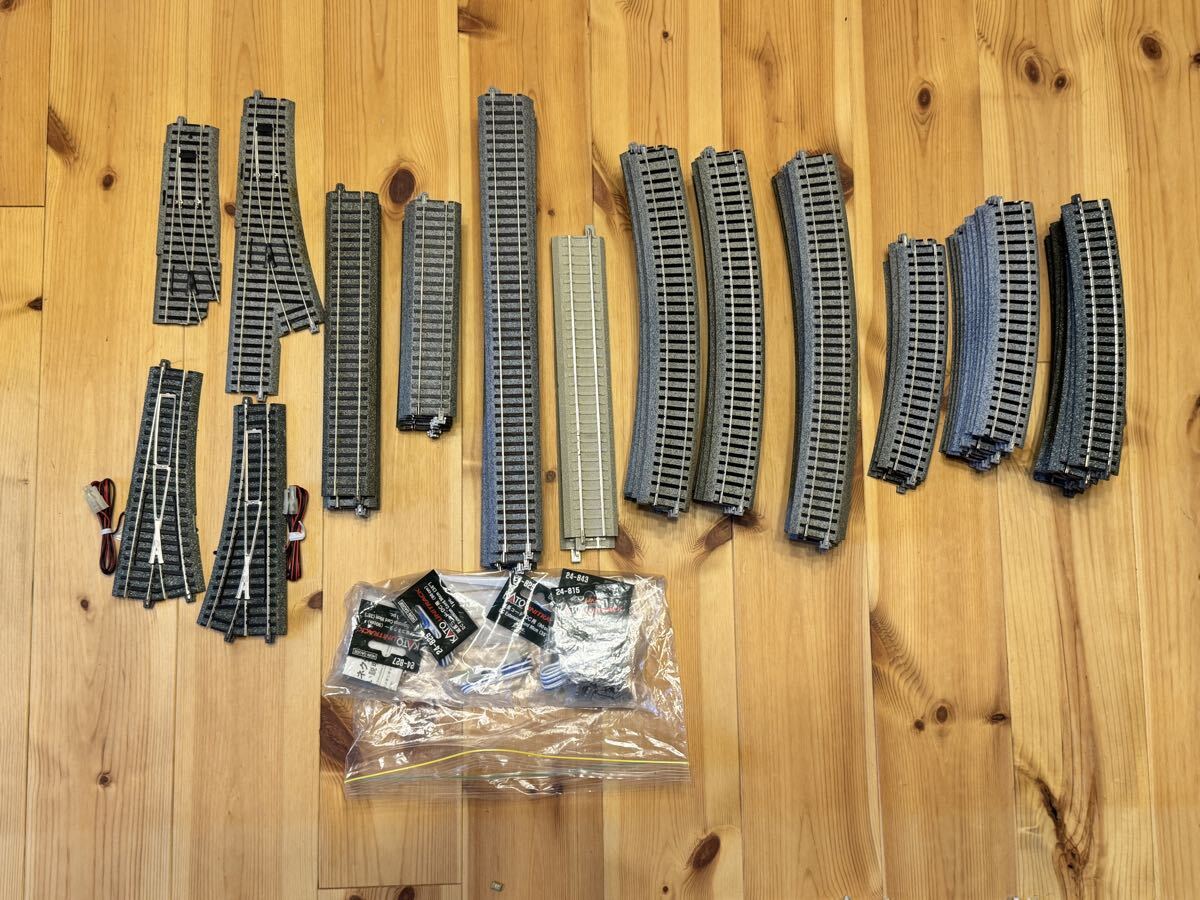 HOゲージ KATOユニトラック レール ポイント各種_画像1