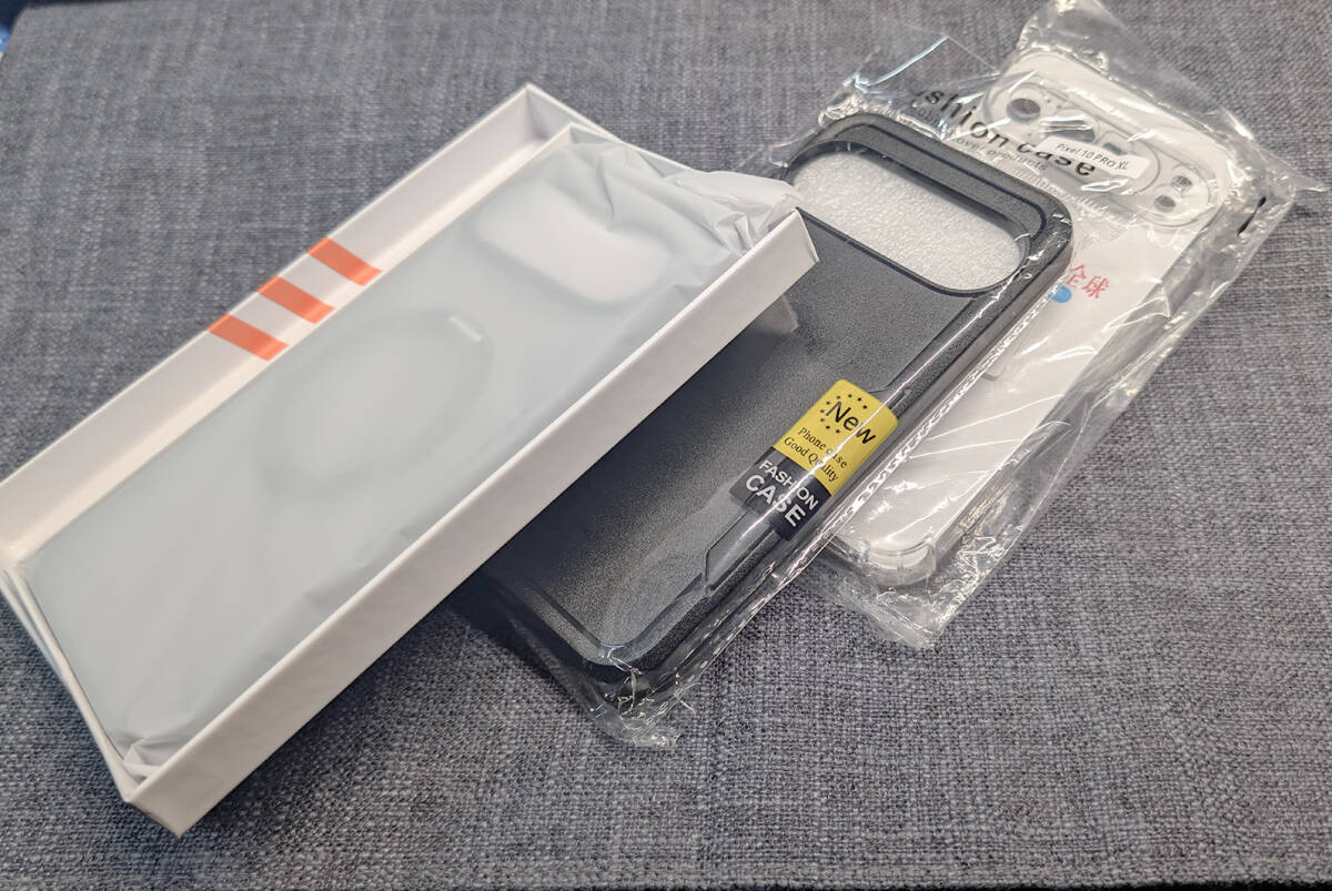 Google Pixel 10 Pro XL ブラック クリア ケース3点セット_画像2