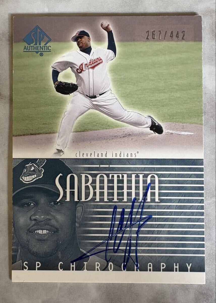 2002 SP Authentic Chirography #CS C.C. Sabathia 267/442