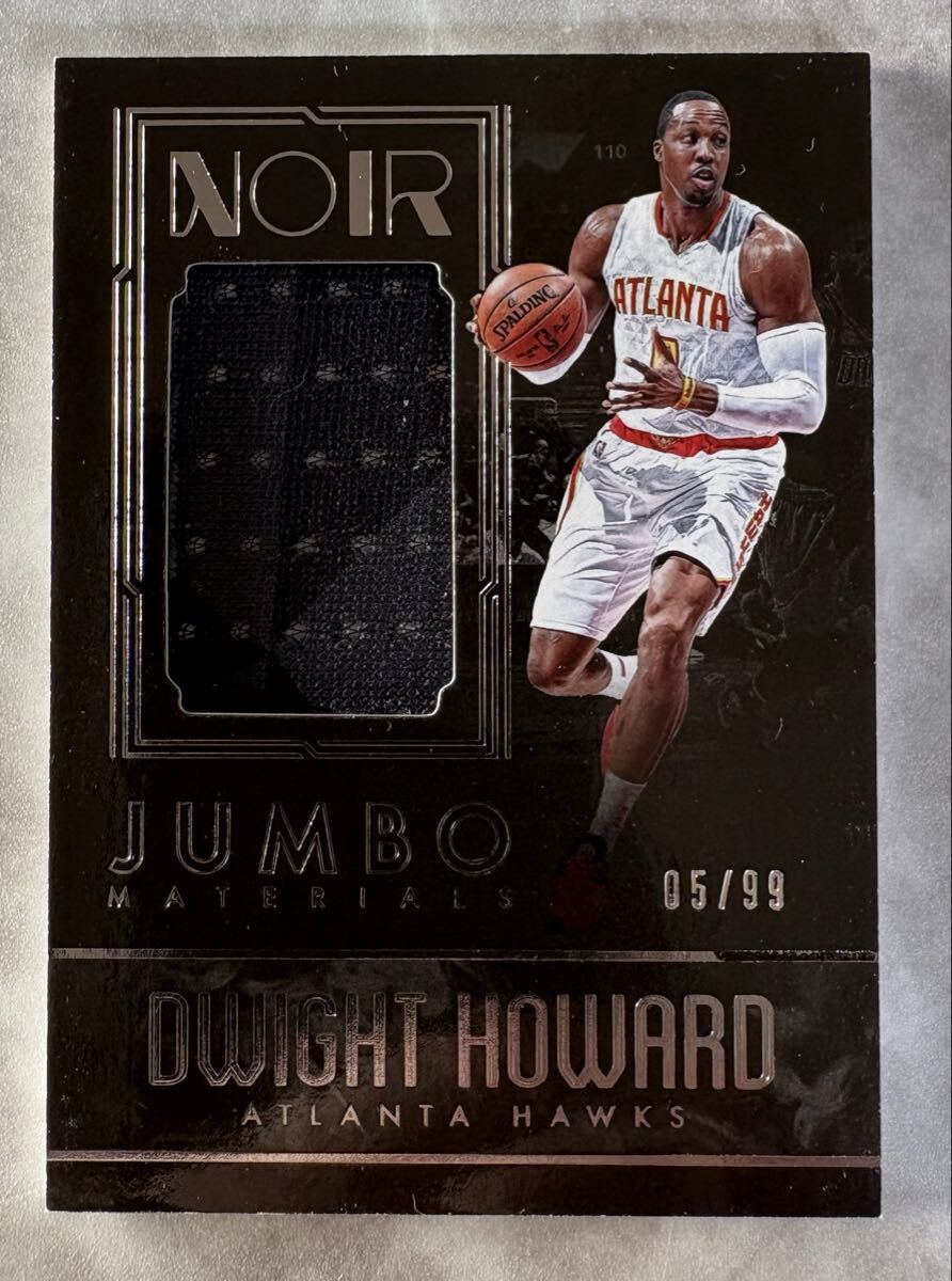 2016-17 Panini Noir Jumbo Materials #70 Dwight Howard 05/99_画像1