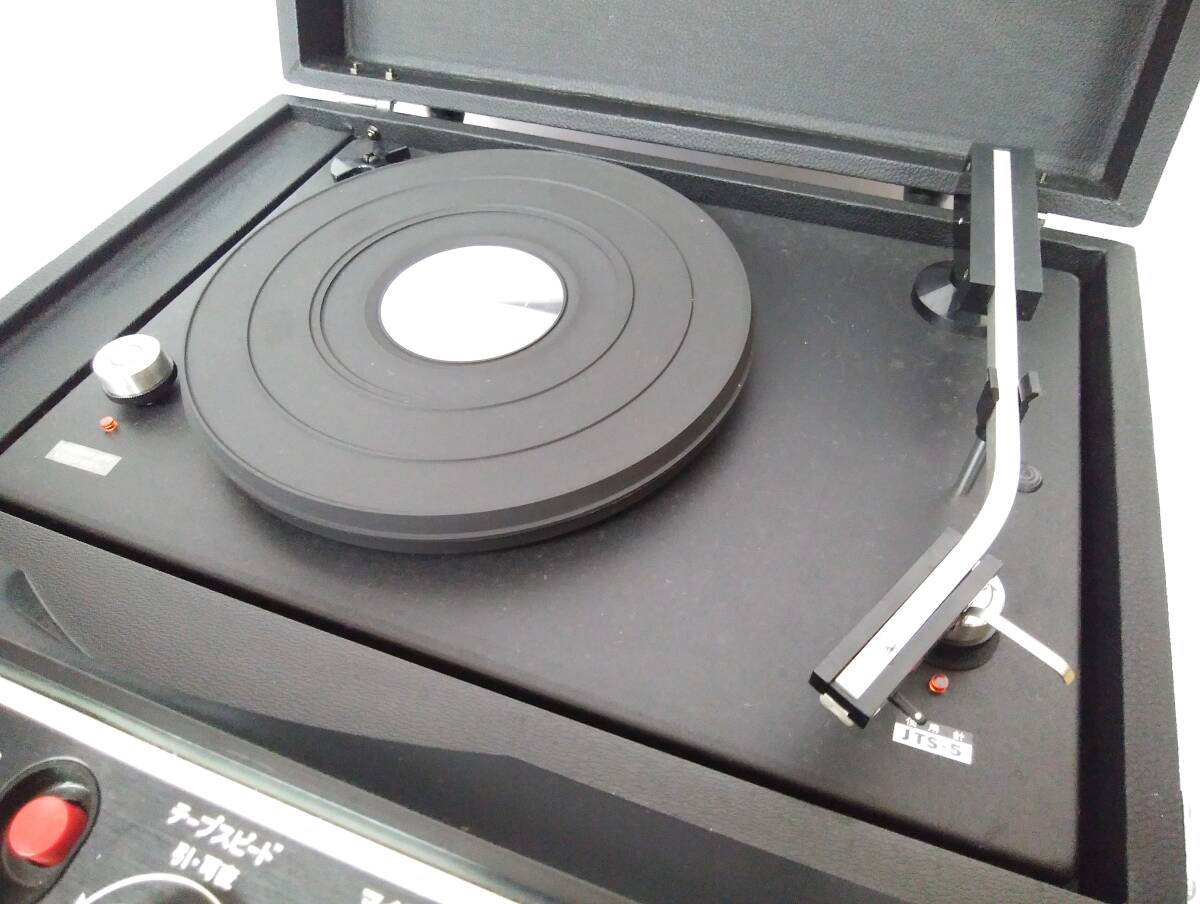 ◆☆C2 COLUMBIA コロンビア カセット レコードプレーヤー G-P20 通電・音出し確認済み ターンテーブル 昭和レトロ_画像5