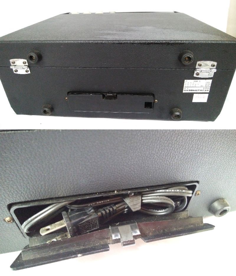 ◆☆C2 COLUMBIA コロンビア カセット レコードプレーヤー G-P20 通電・音出し確認済み ターンテーブル 昭和レトロ_画像7