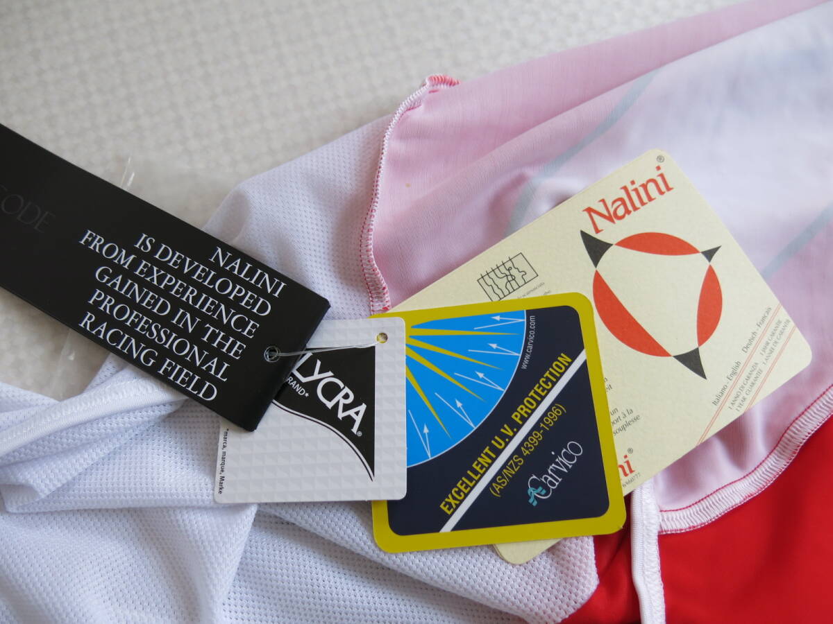 Nalini Luquigas Cannondale リクイガス キャノンデール ナリーニ ビンテージ ビブショーツ size4=М〜Lサイズに相当 イタリア製 新品_画像7