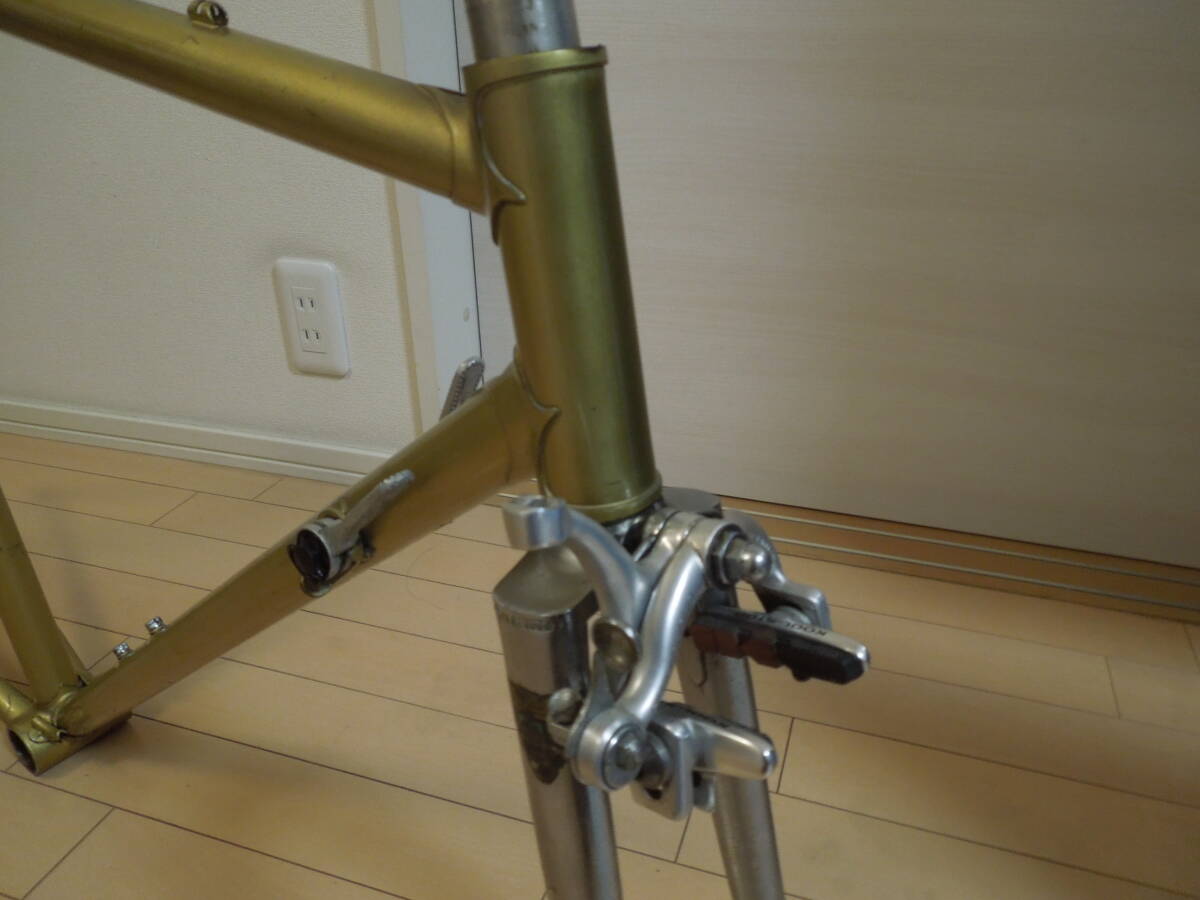 ZEUS ゼウス クロモリ フレーム レイノルズ ビンテージ ロード ランドナー カンパニョーロ CAMPAGNOLO RECORD レア_画像2