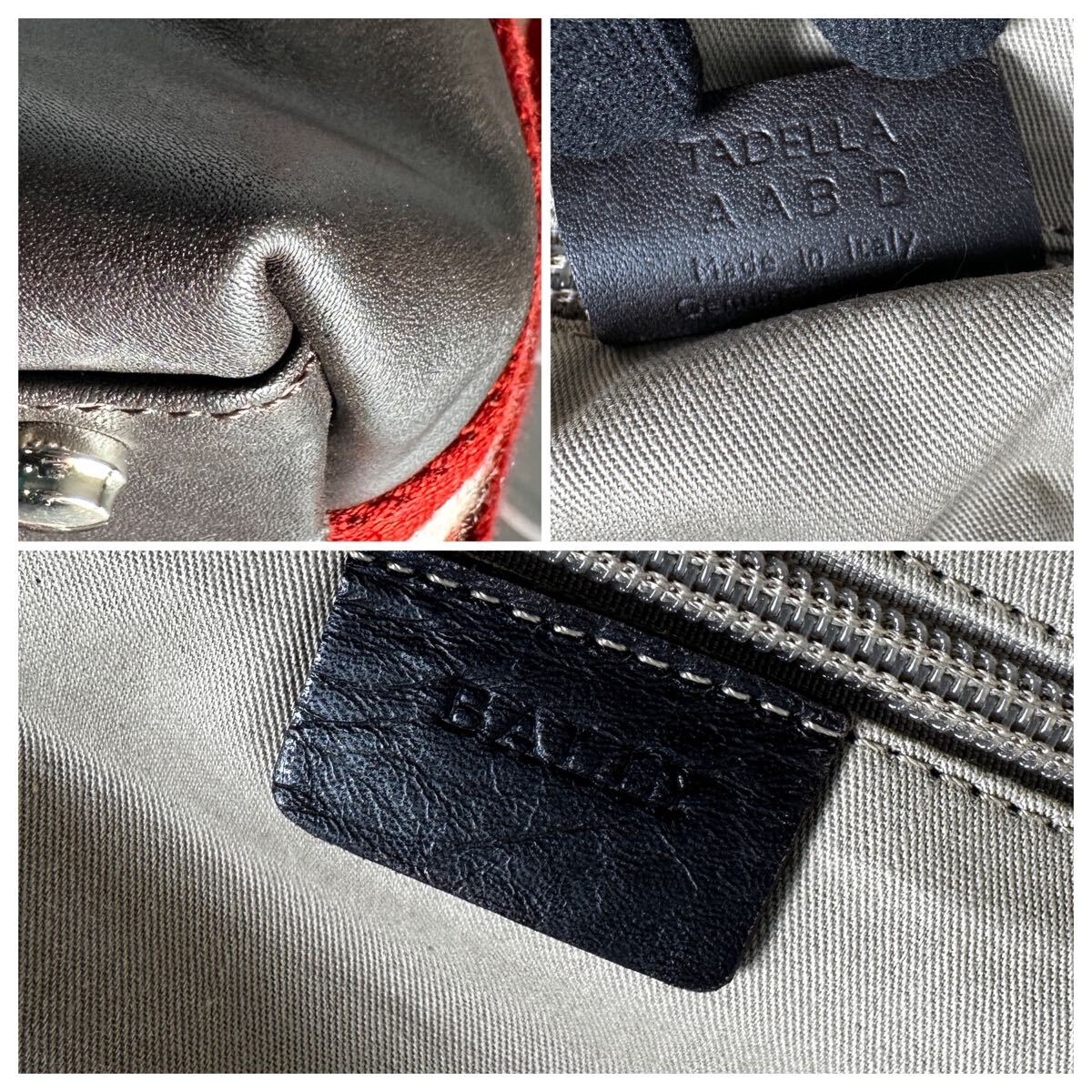 1円■超美品■バリー BALLY■メッセンジャーバッグ ビジネスバッグ 本革 大容量 メンズ レザー ショルダーバッグ 斜め掛け クロスボディ_画像9