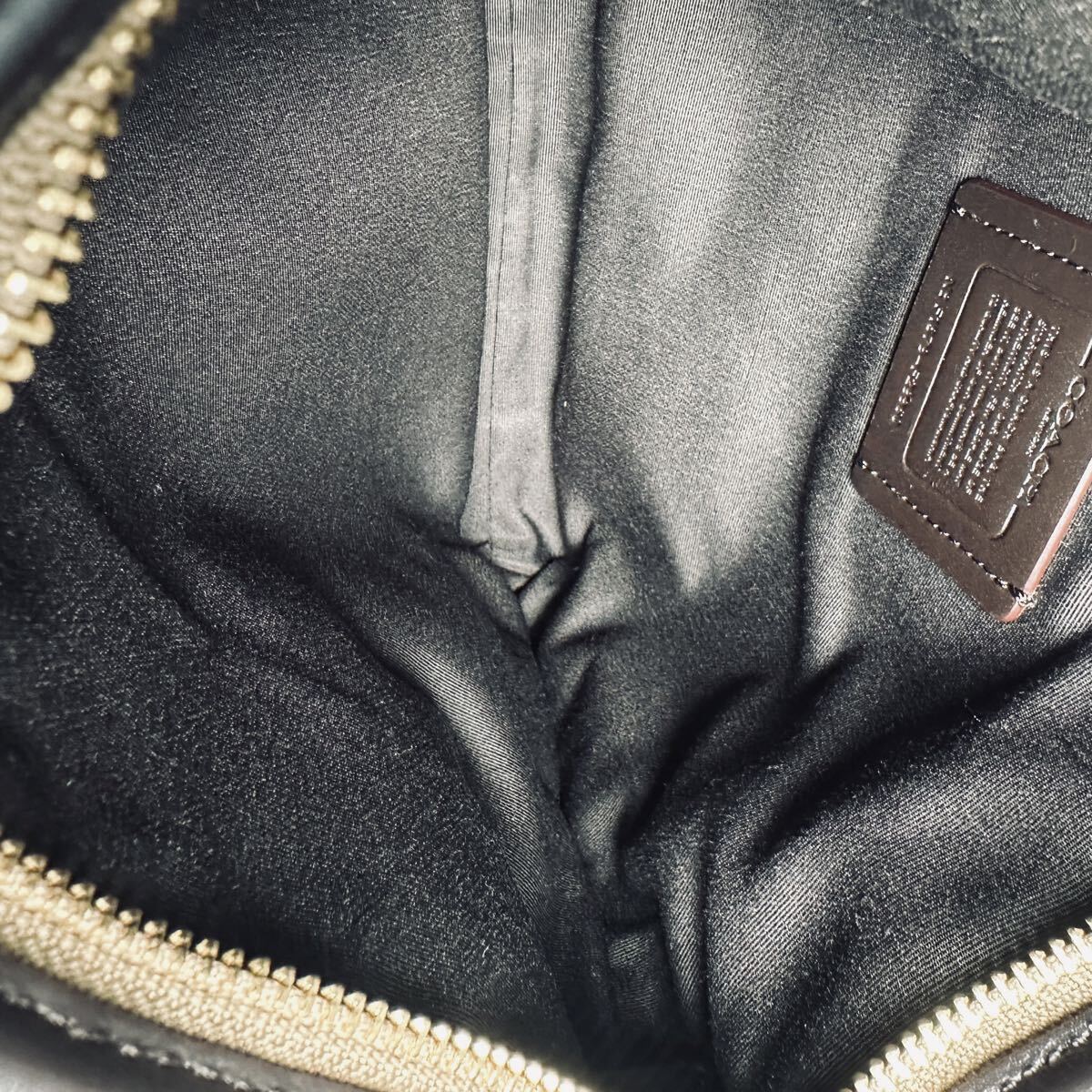 1円■新品未使用■COACH コーチ■ショルダーバッグ ビジネスバッグ メンズ レディース レザー×キャンバス クロスボディ 斜め掛け_画像6