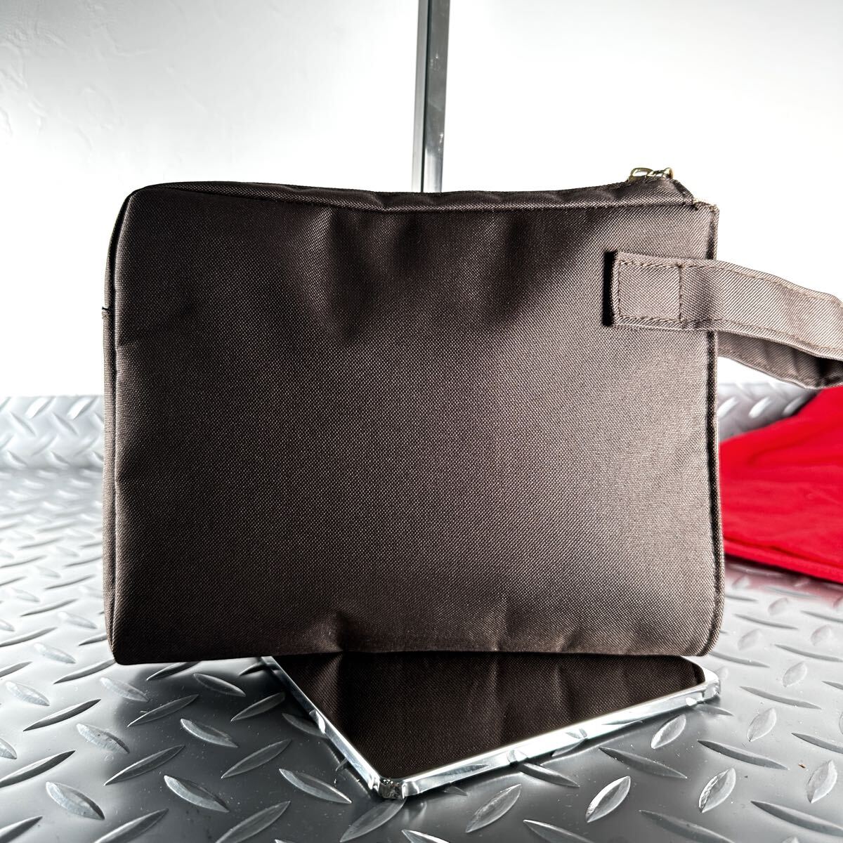 1円■未使用品■BVLGARI ブルガリ■クラッチバッグ セカンドバッグ ビジネス ポーチ サークルロゴ 小物入れ メンズ_画像2