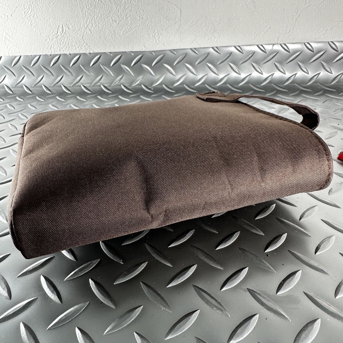 1円■未使用品■BVLGARI ブルガリ■クラッチバッグ セカンドバッグ ビジネス ポーチ サークルロゴ 小物入れ メンズ_画像3