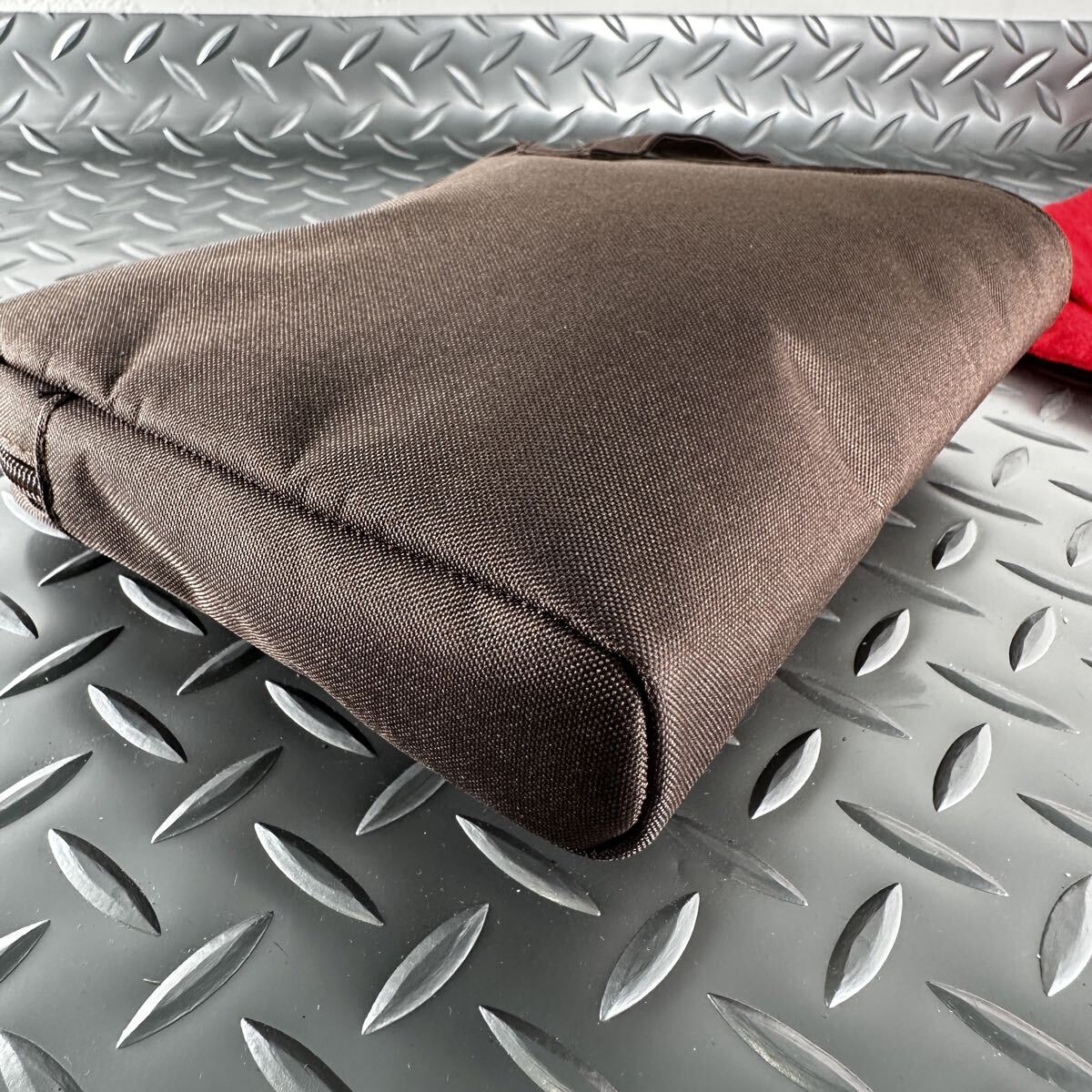 1円■未使用品■BVLGARI ブルガリ■クラッチバッグ セカンドバッグ ビジネス ポーチ サークルロゴ 小物入れ メンズ_画像4