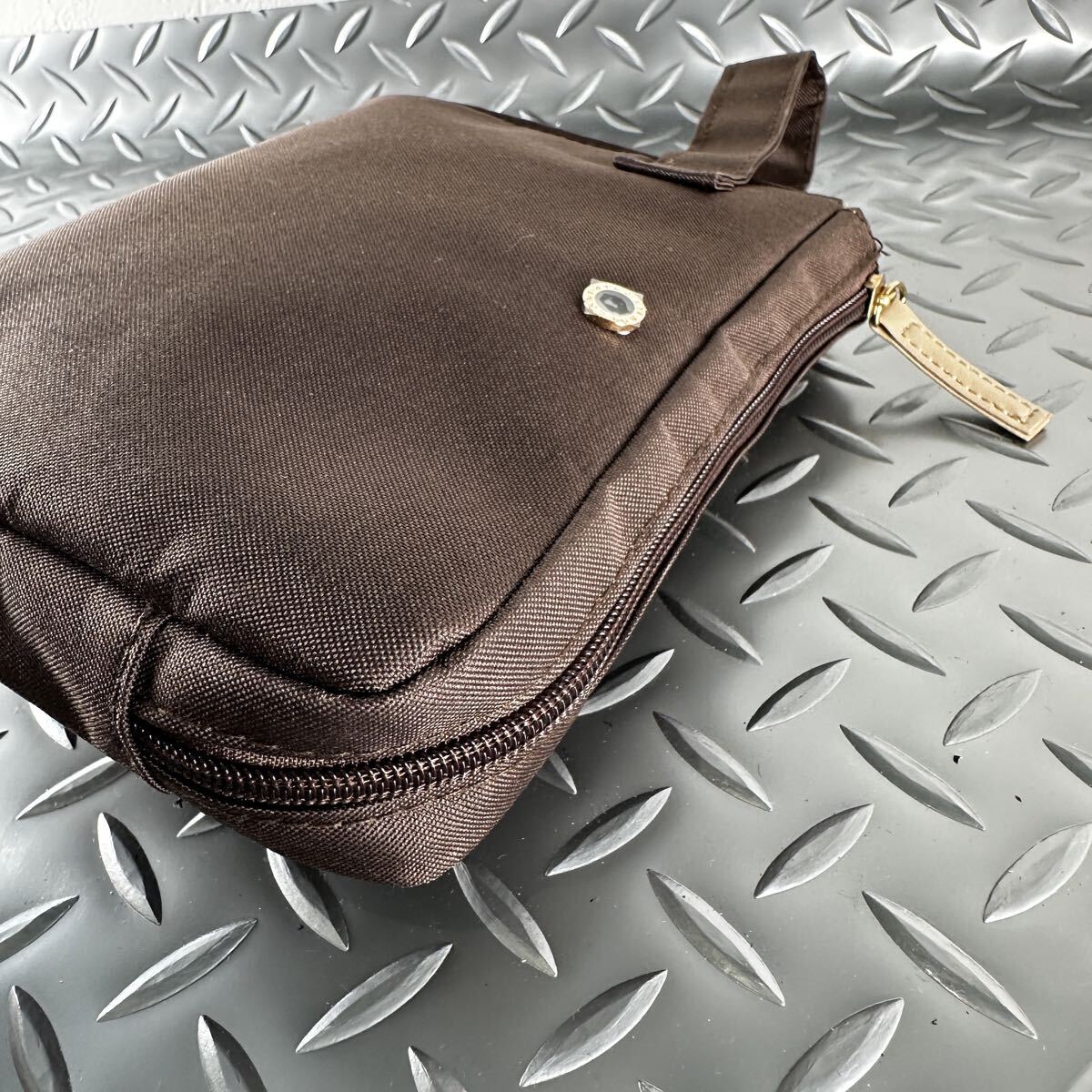 1円■未使用品■BVLGARI ブルガリ■クラッチバッグ セカンドバッグ ビジネス ポーチ サークルロゴ 小物入れ メンズ_画像6