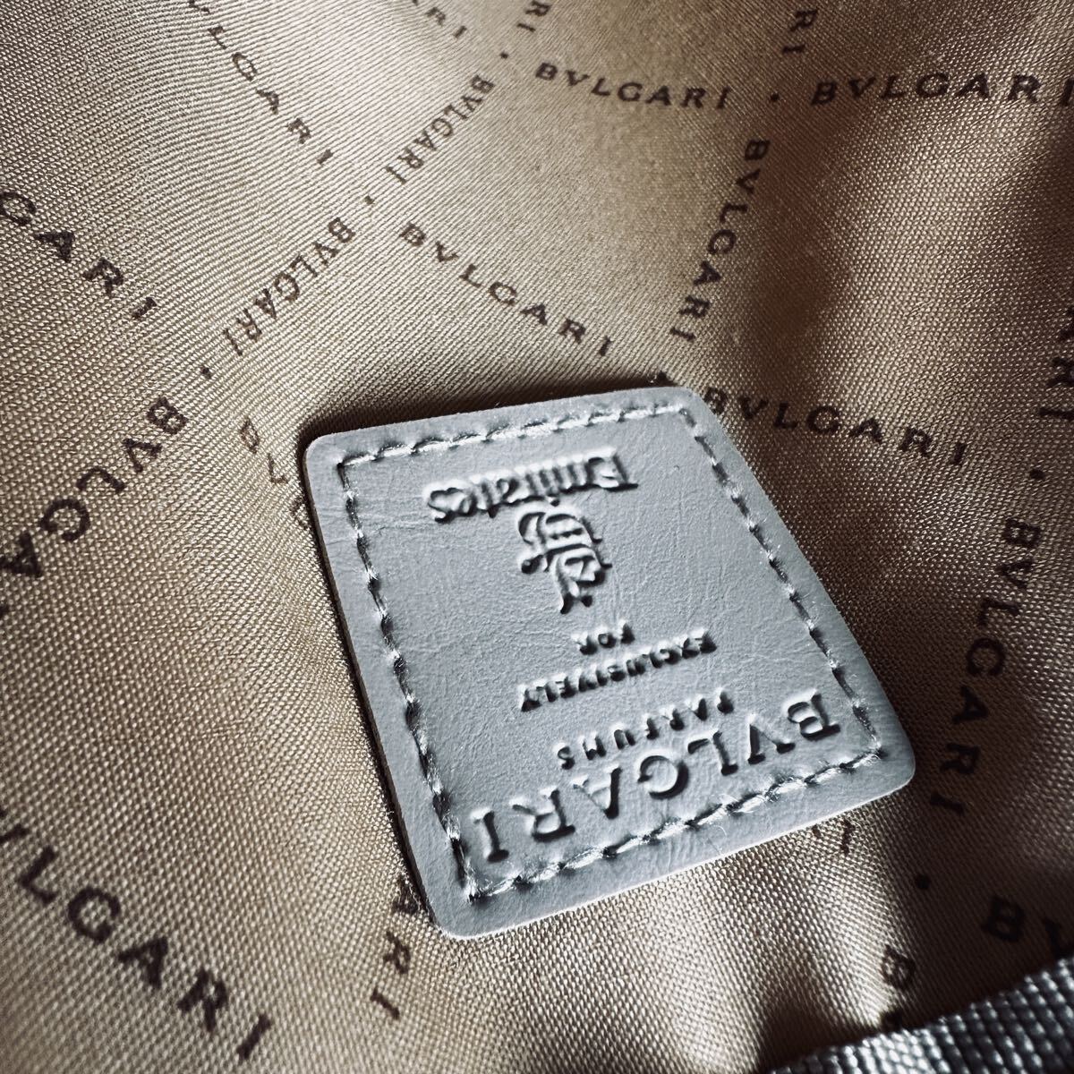 1円■未使用品■BVLGARI ブルガリ■クラッチバッグ セカンドバッグ ビジネス ポーチ サークルロゴ 小物入れ メンズ_画像10