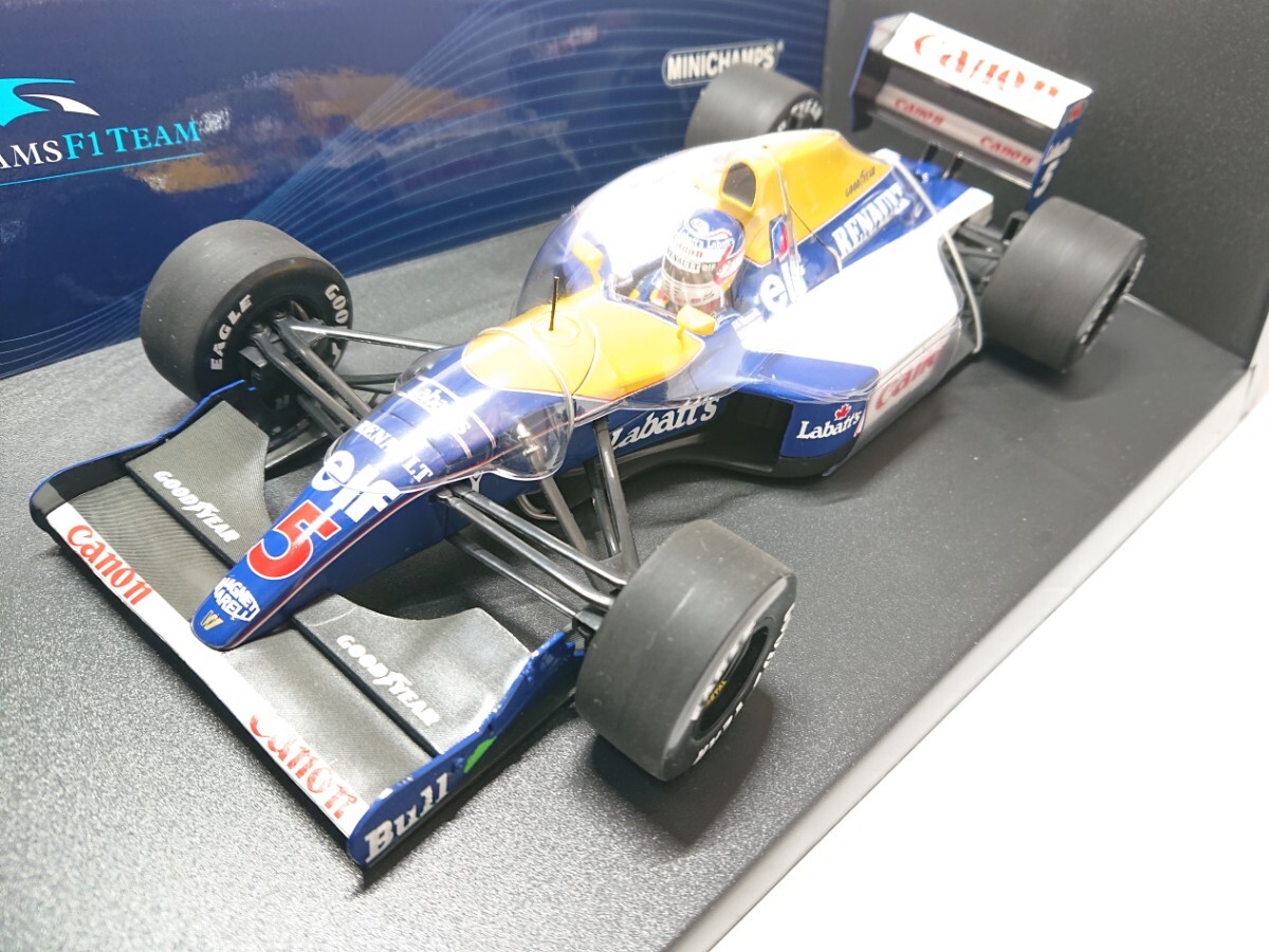 1/18 ミニチャンプス ウィリアムズ ルノー FW14 ナイジェル・マンセル 1991 910005 _画像3